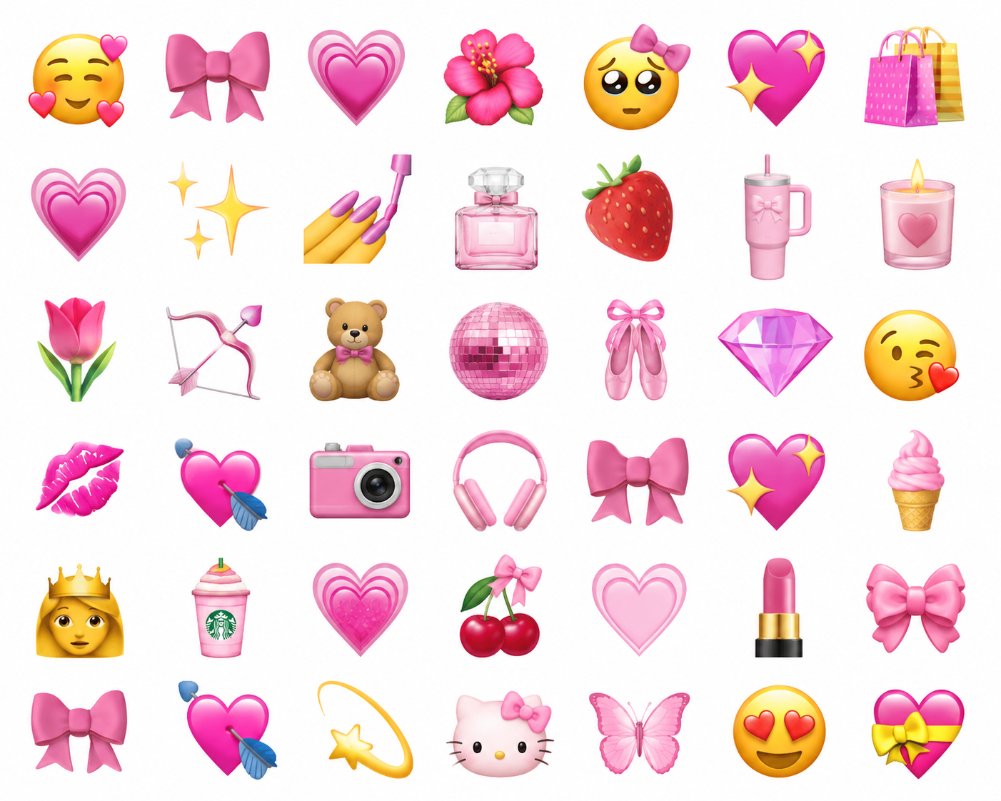 emojis girly