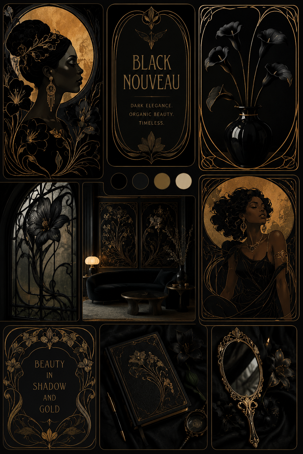 Black Nouveau Aesthetic: The Complete Guide to This Elegant, Art-Inspired Style Trend