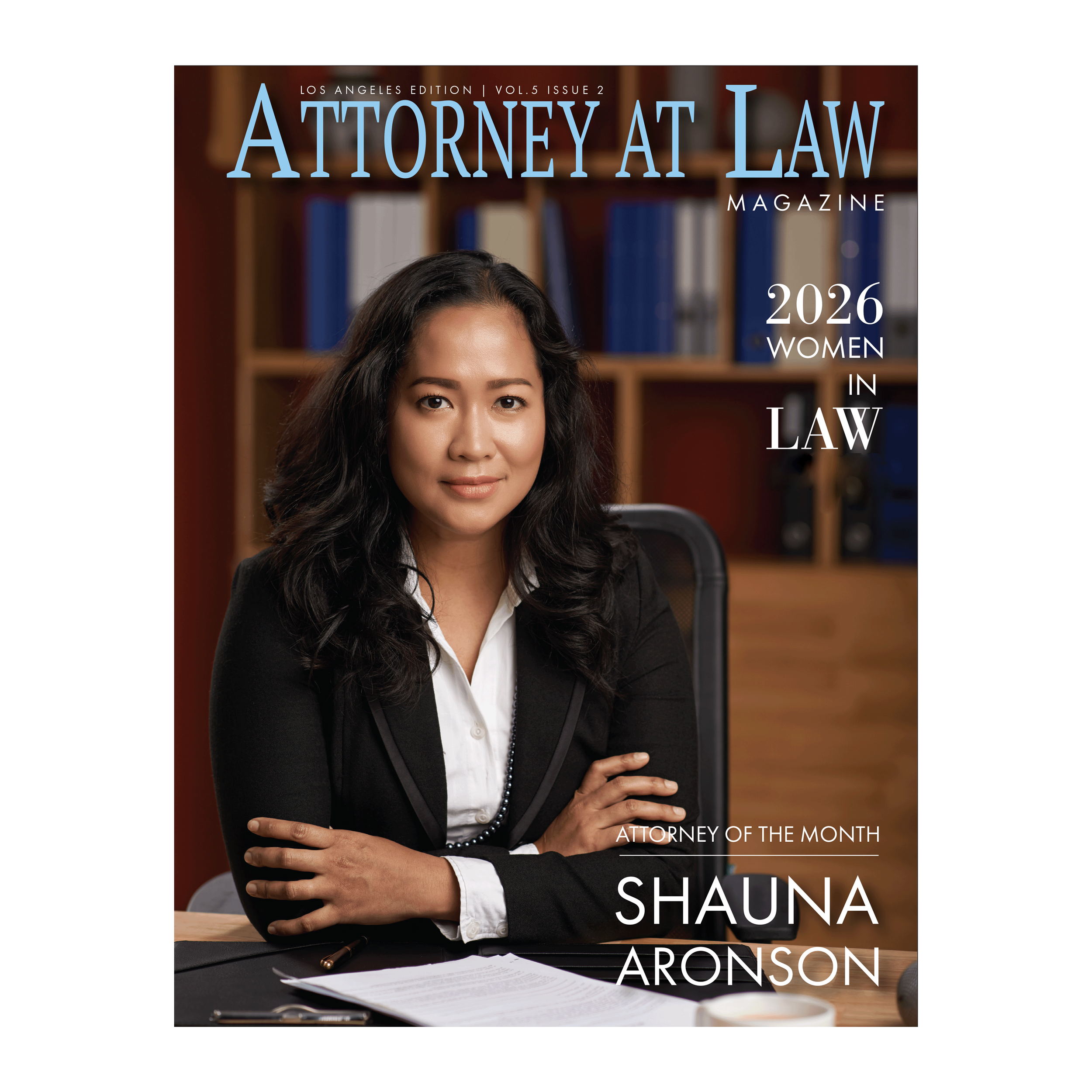 Custom law magazine for law office.