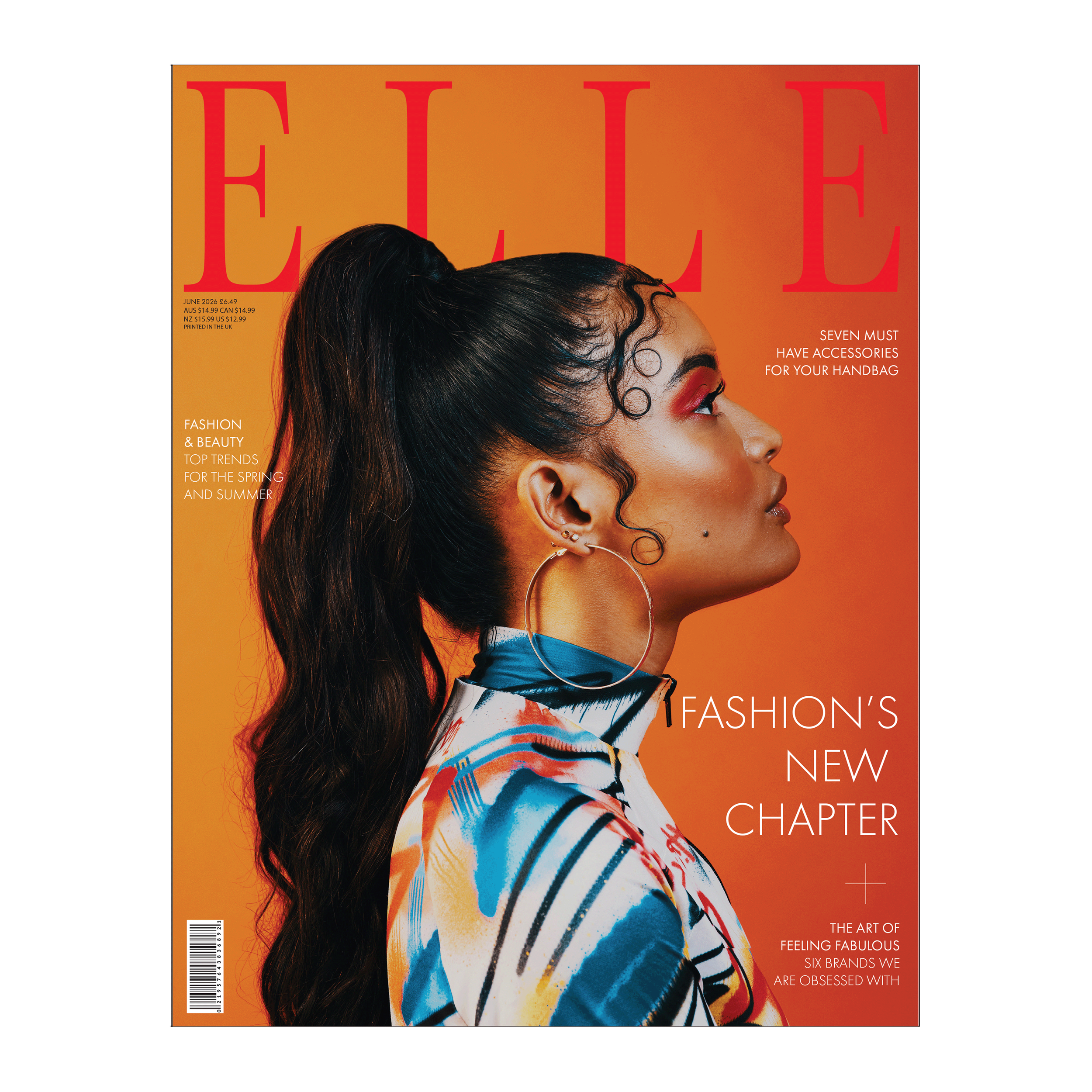 Custom fashion magazine for law office.