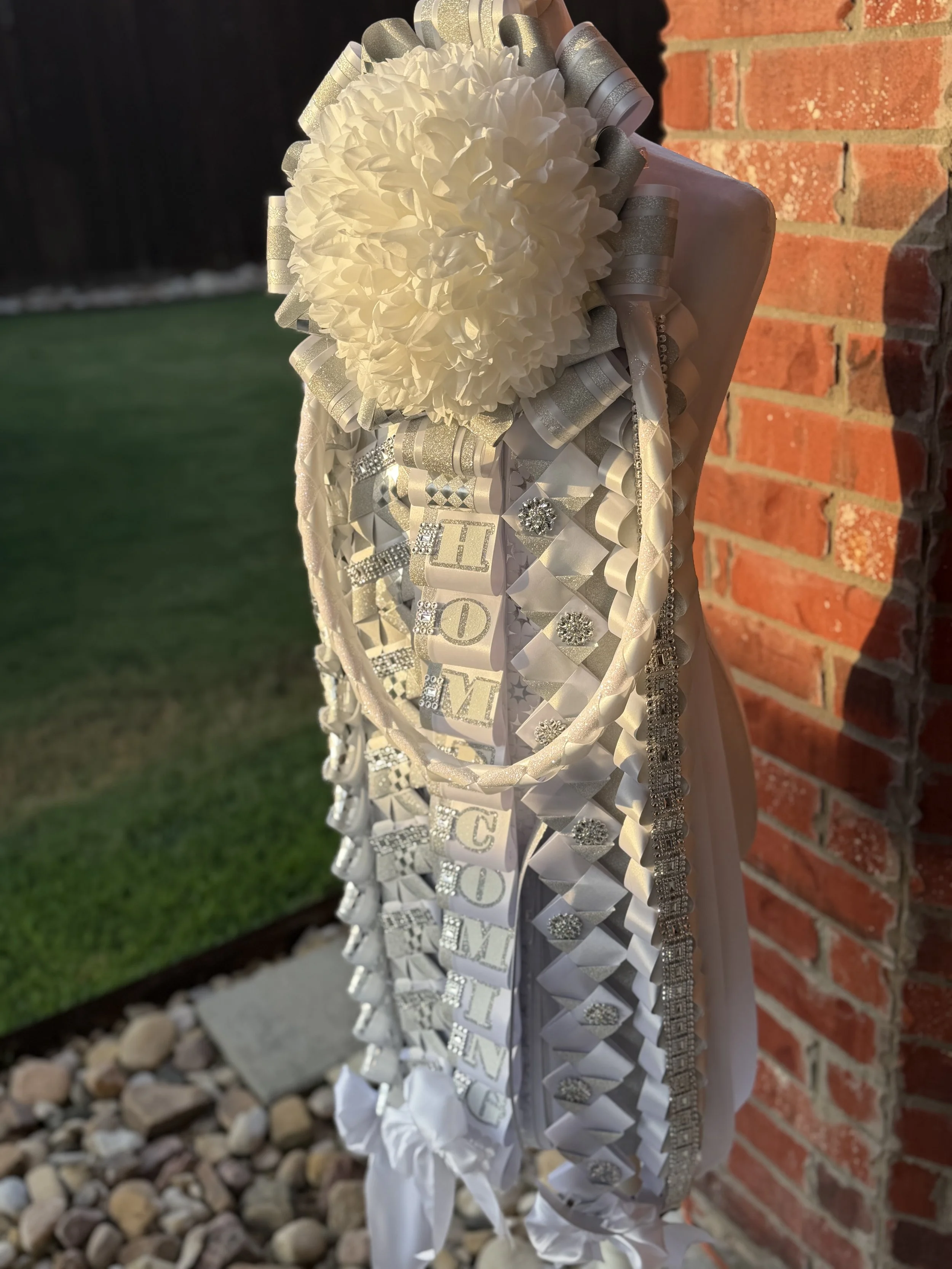 Silver and White Single 