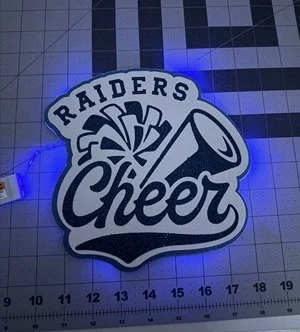 Lighted Raider Cheer