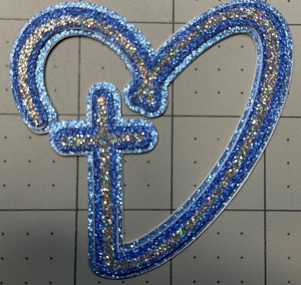 Small Cross Heart
