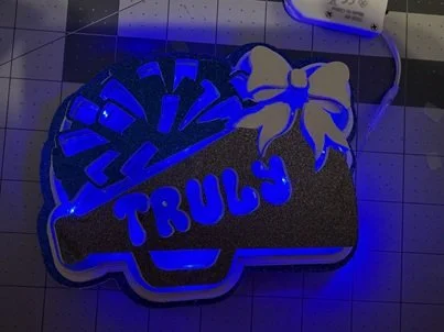 Lighted Small Cheer Megaphone Personalized