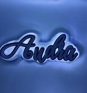 Lighted Script Name