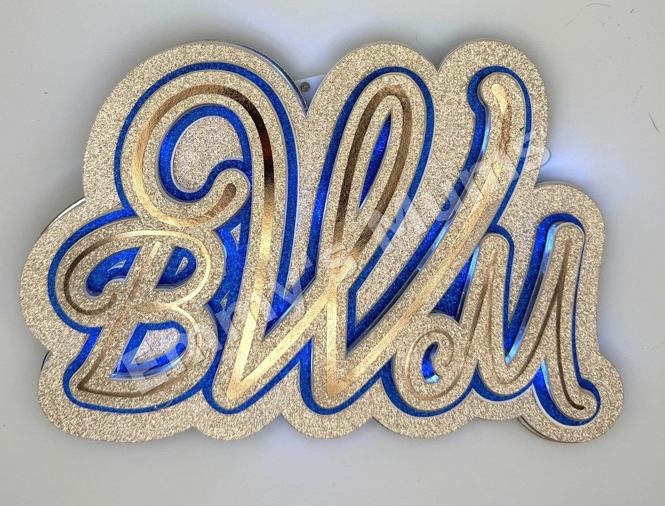 Lighted Script Monogram