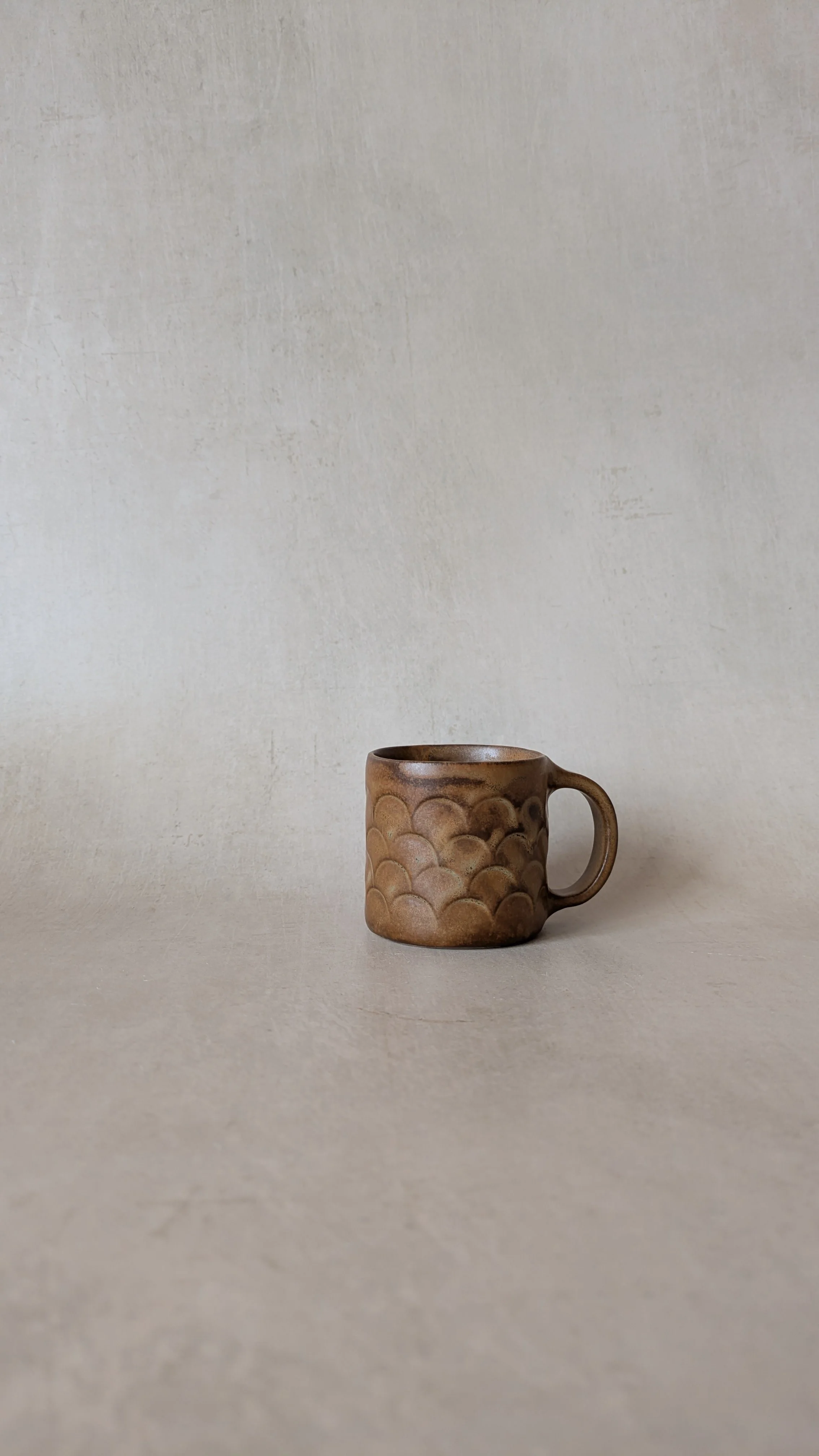Textured Little Mug in Tawny
