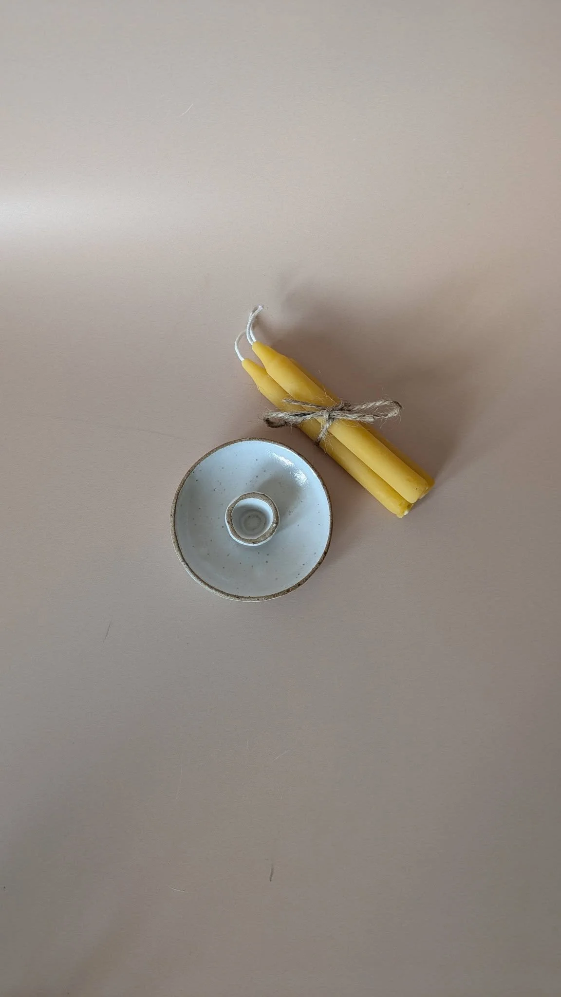 fireweed-pottery-beeswax-candle-holder-and-tapers.jpg.jpg