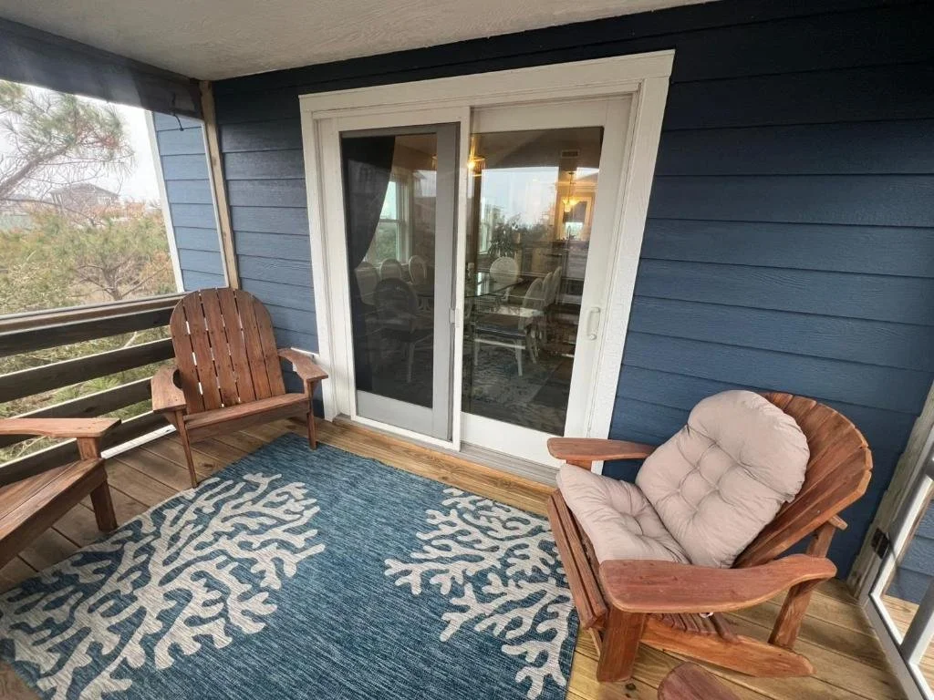 The screened porch.  We love it!!