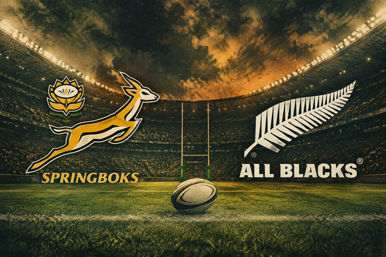 Springboks and All Blacks Open Four-Test Series at Ellis Park