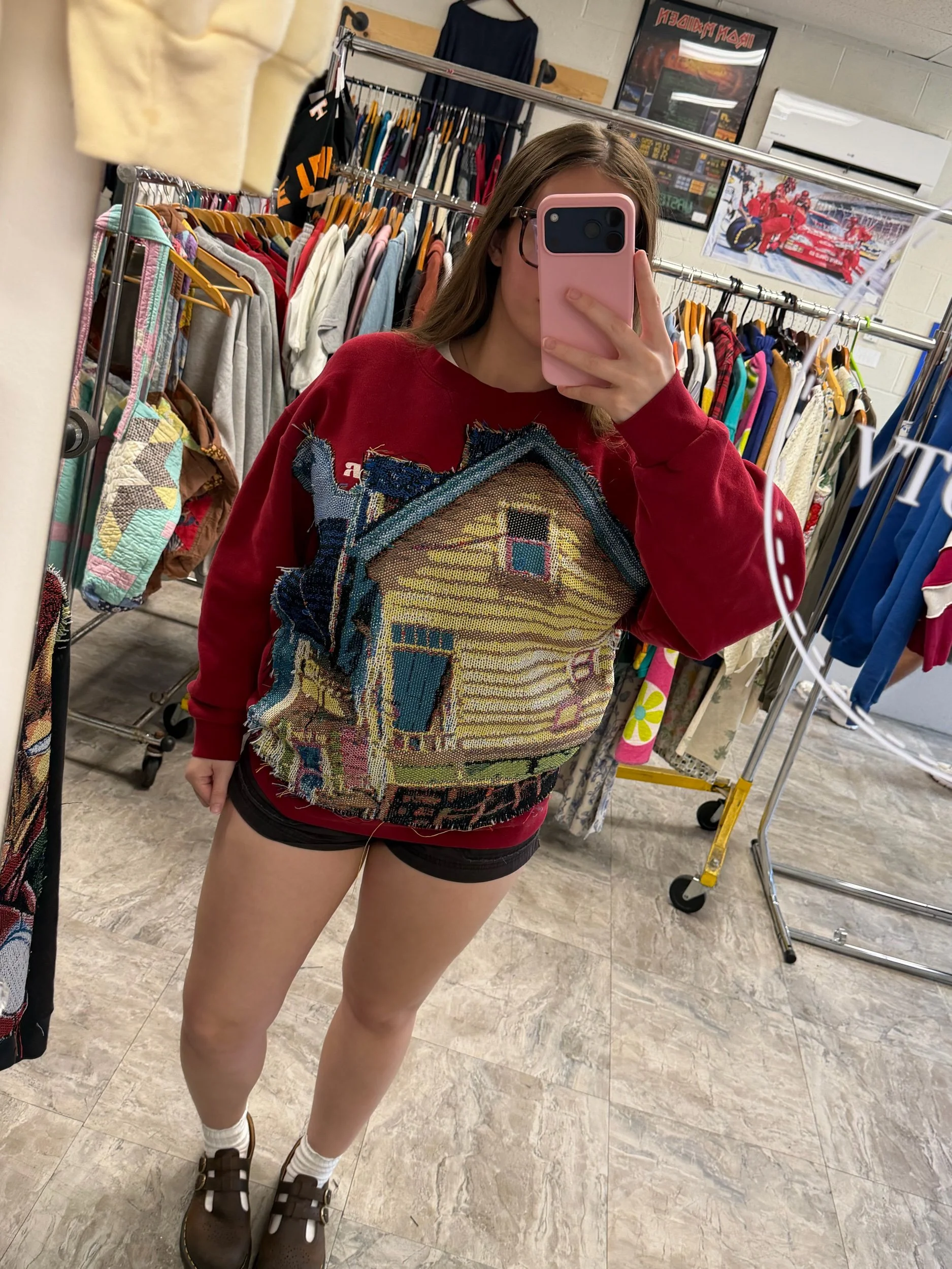 Movie UP House tapestry crewneck