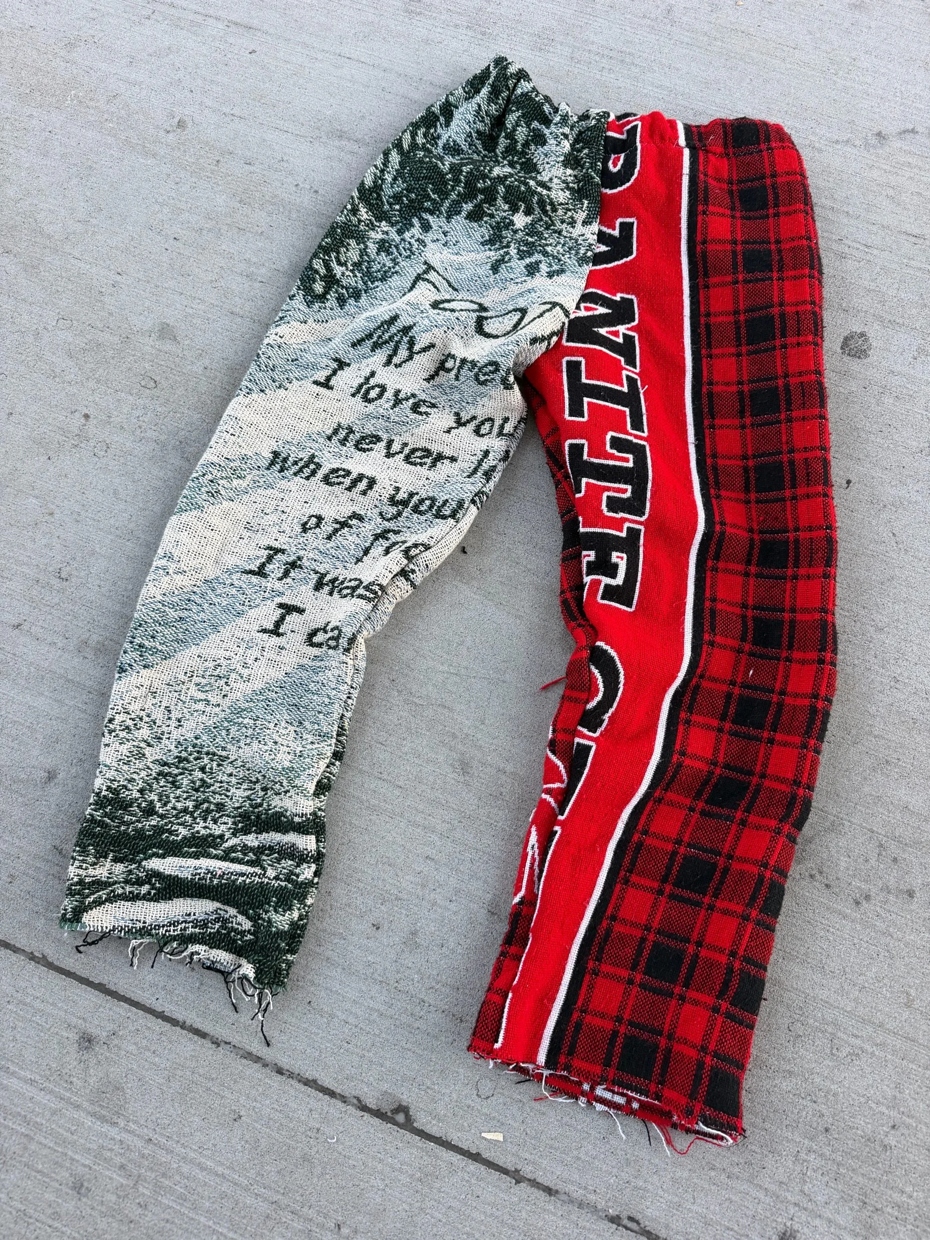 Forest mashup tapestry pants