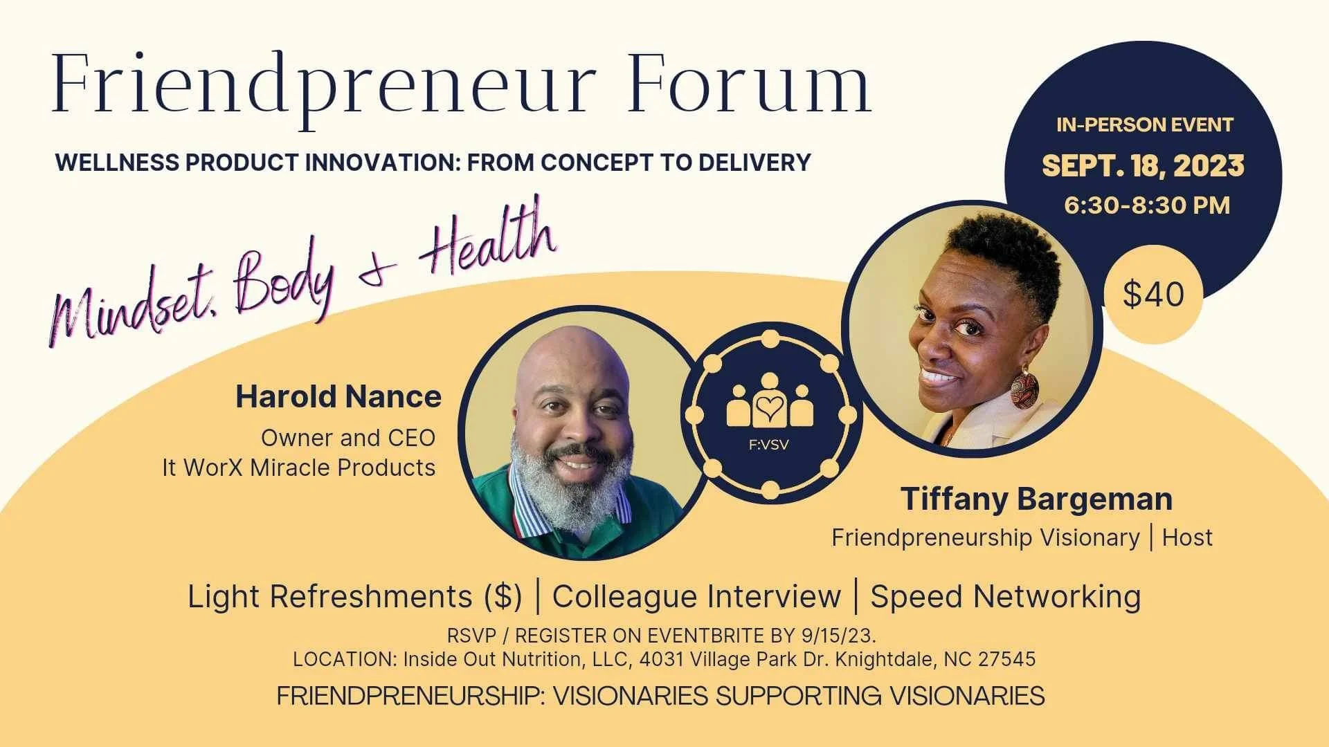 Friendpreneur Forum - Knightdale NC 