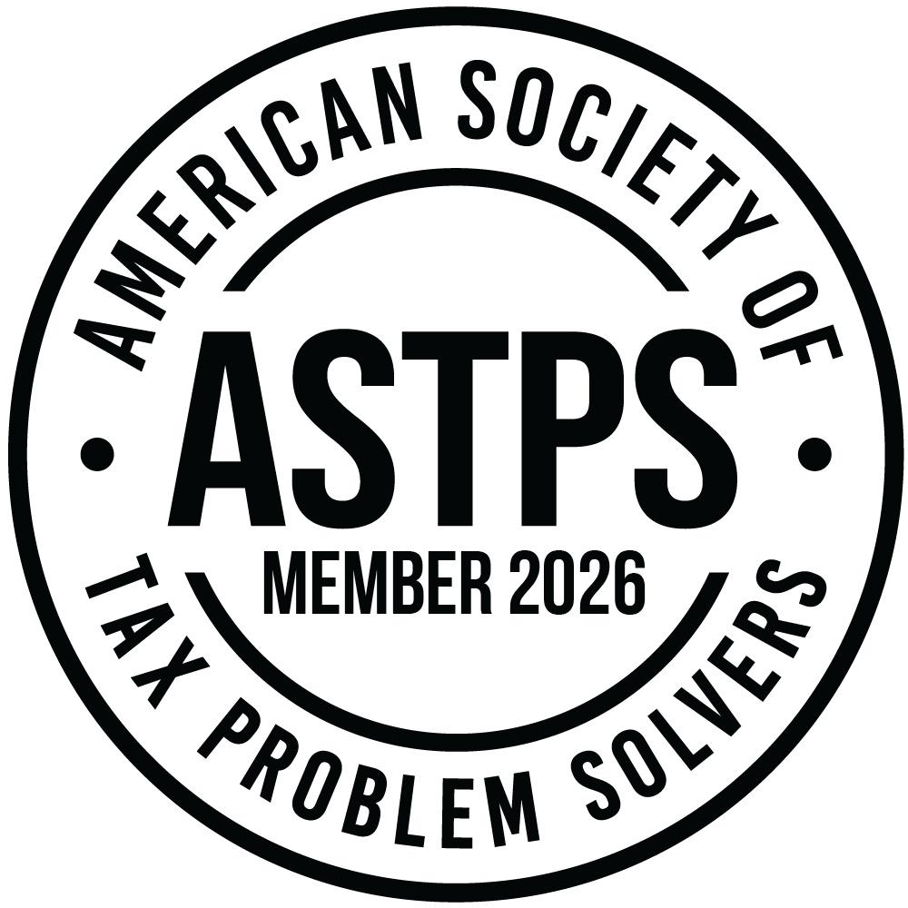 A circular badge with the words "American Society of TAPs Texas Problem Solvers" around the outside, and "ASTPS Member 2026" in the center.