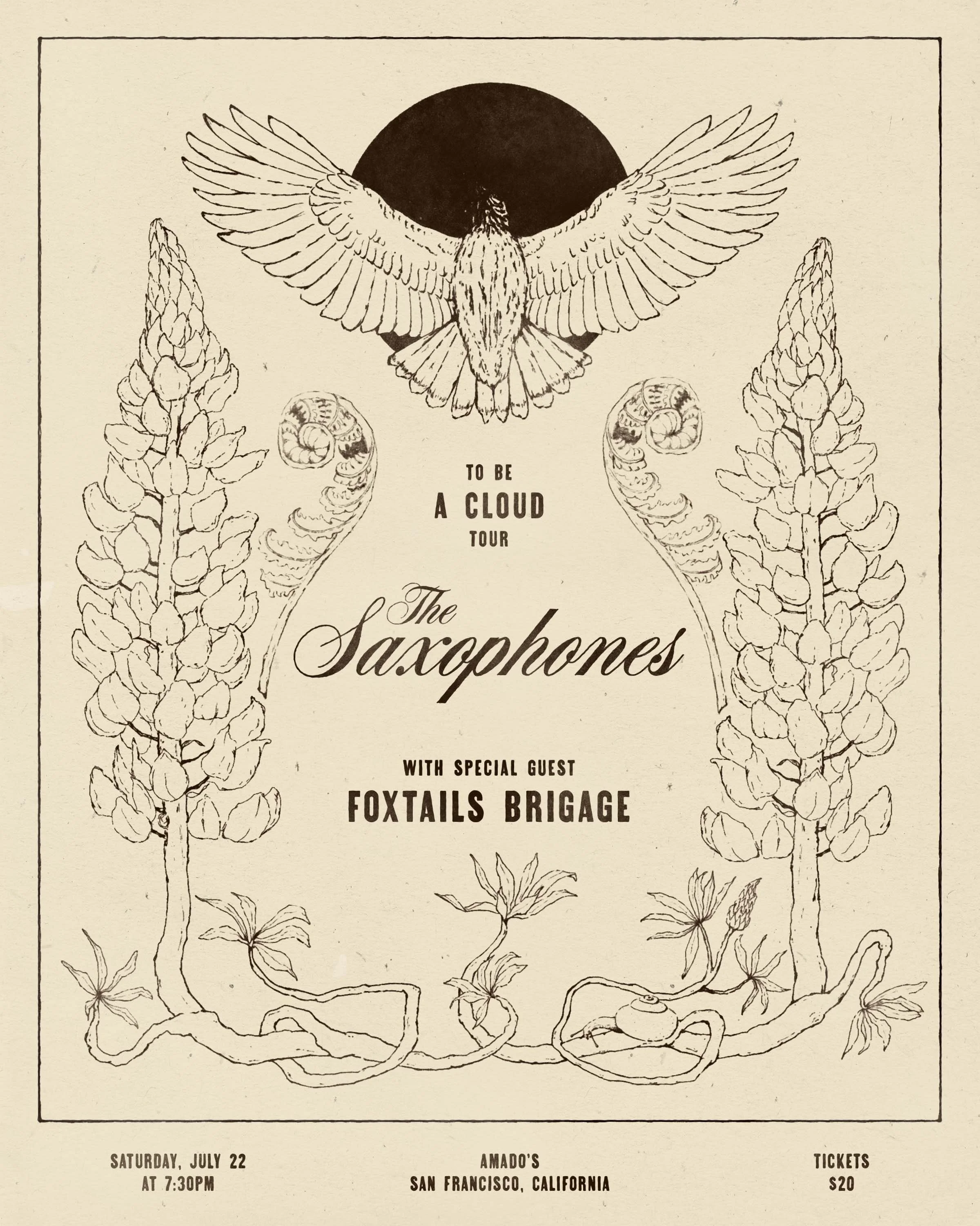 The Saxophones - Foxtails Brigage July 22 - Poster Social.jpg