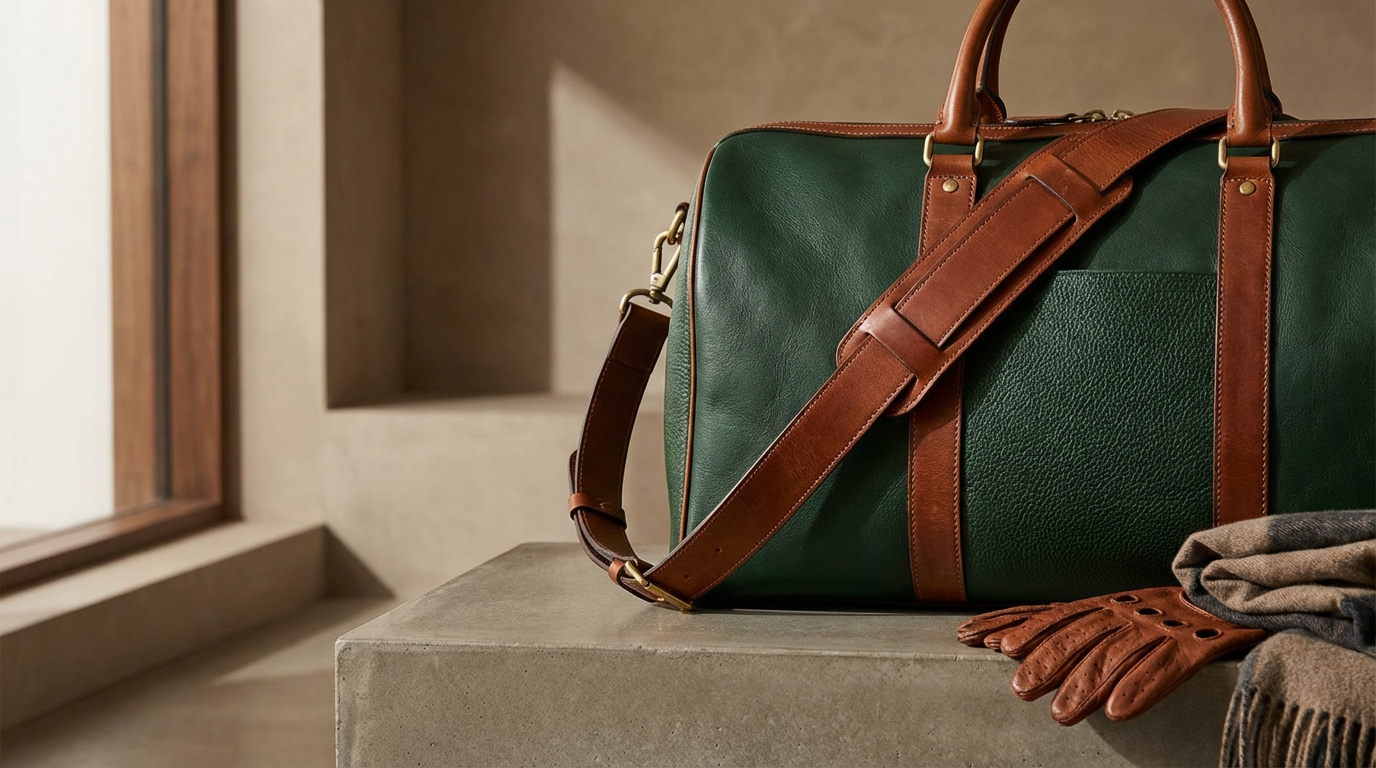 Leather Weekender Bag