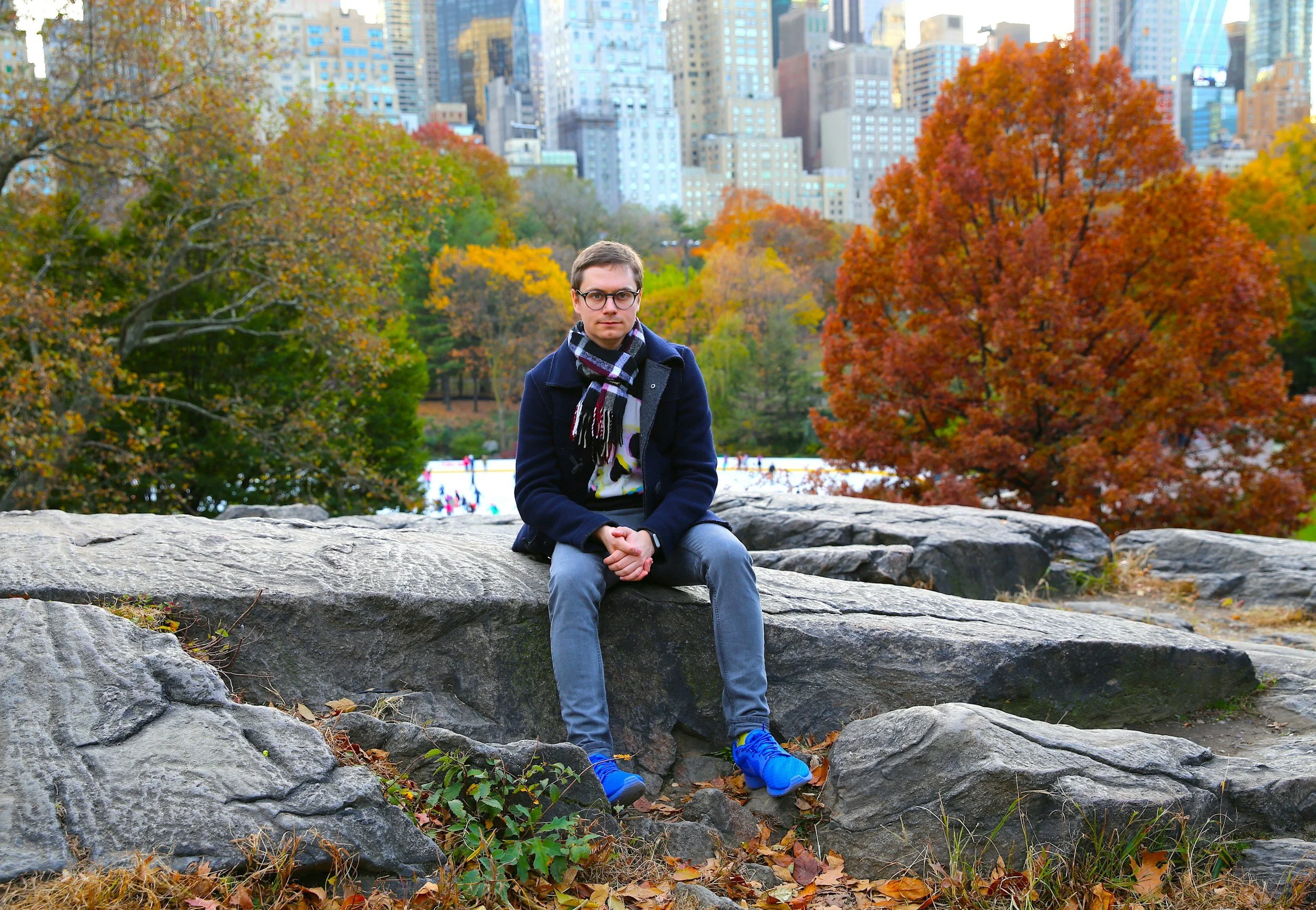 Man in NYC park