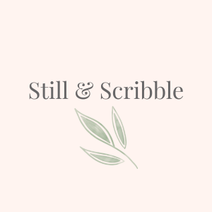 Still & Scribble wellness journal collection logo.
