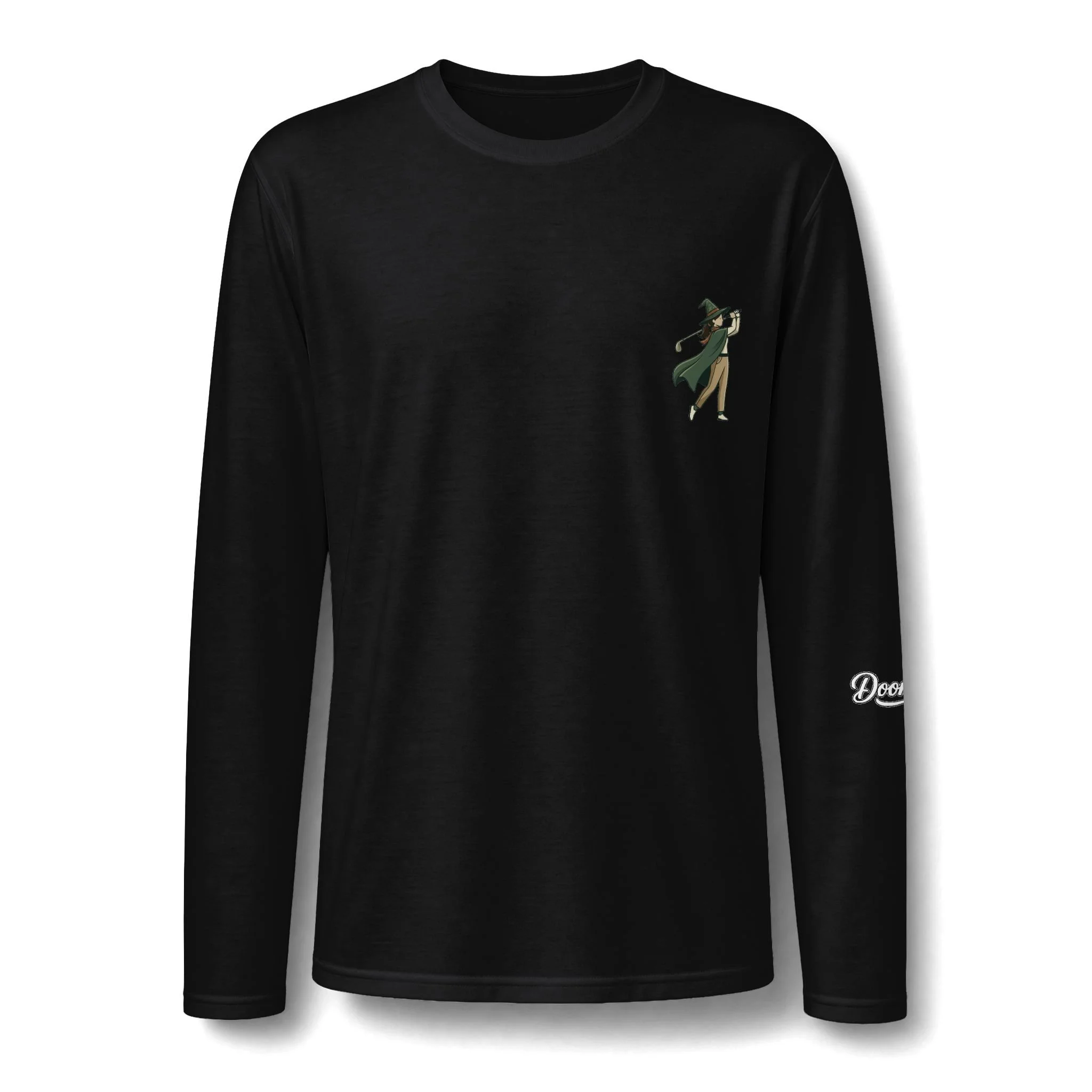 Golfing Witch Long Sleeve Tee