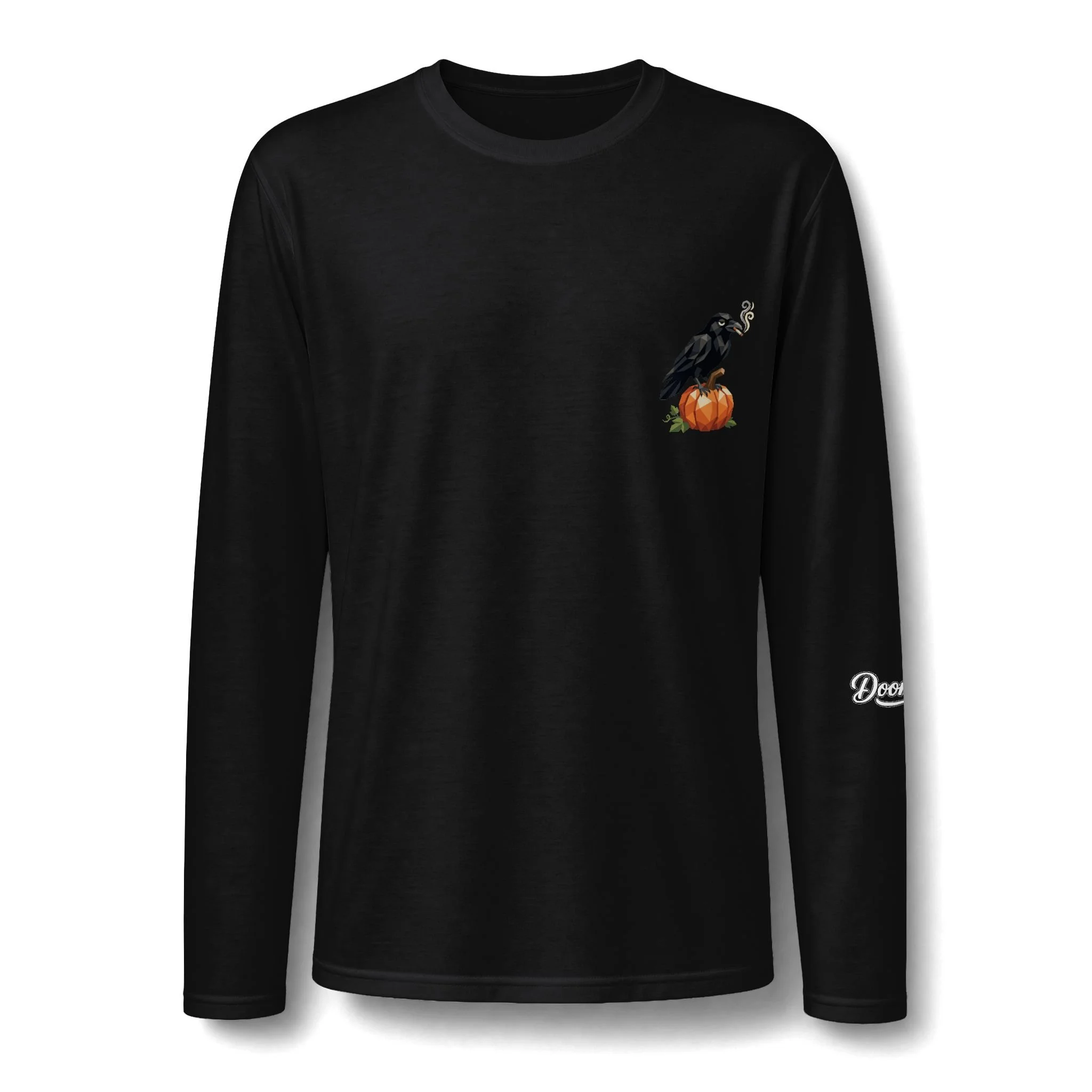 Smoking Raven Long Sleeve Tee