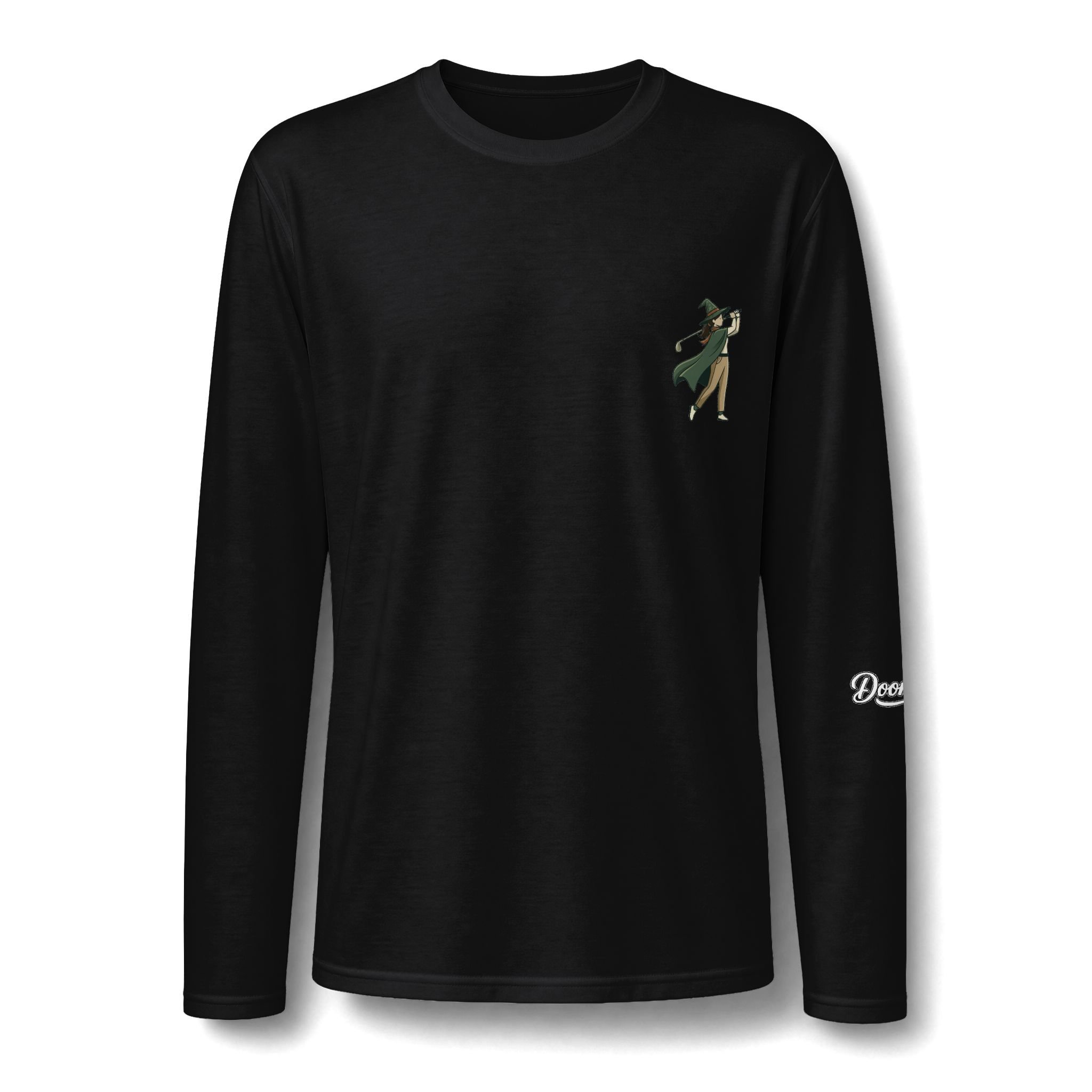 Golfing Witch Long Sleeve Tee