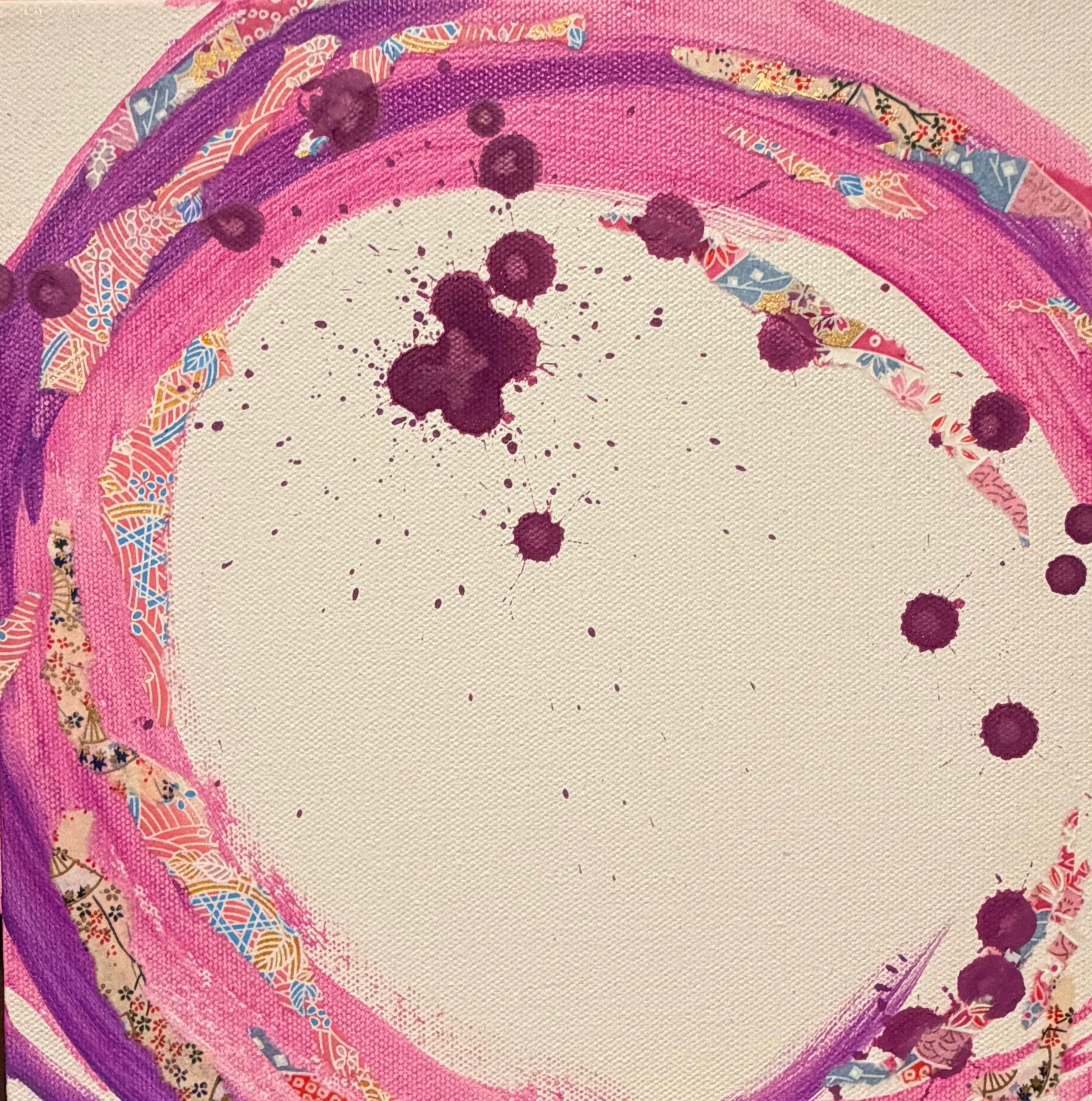 Small Works Swirl 10"x 10" Acrylic