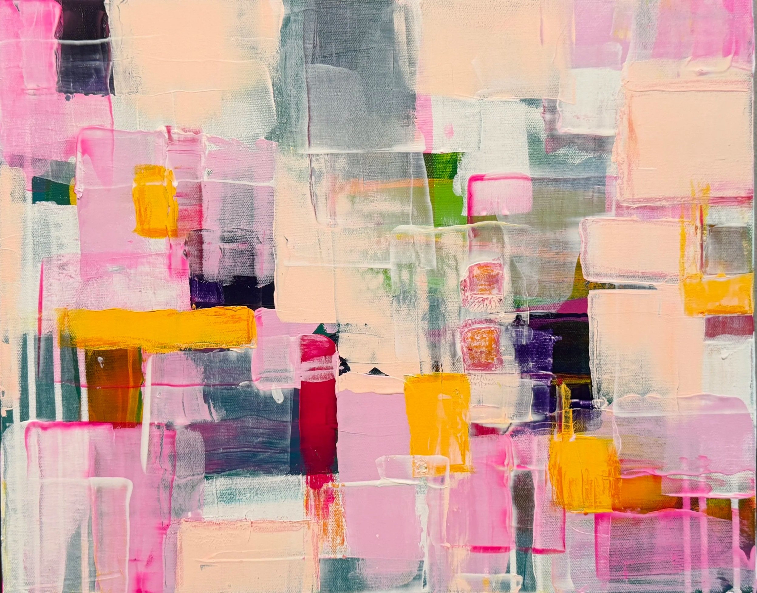 Vanilla Peach Melba
20”x16” Acrylic $225
