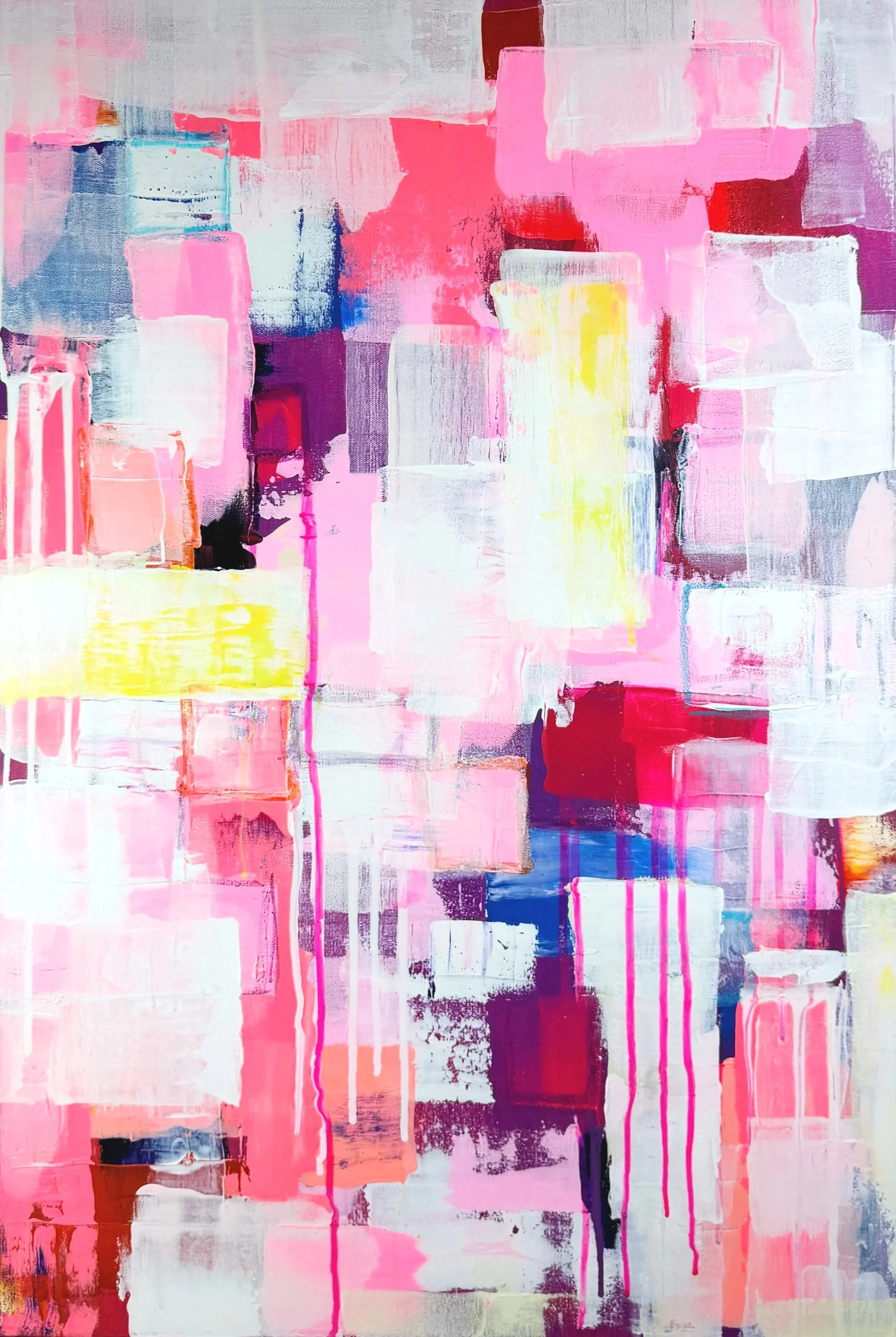Strawberry Cheesecake Swirl
24”x36” Acrylic $650