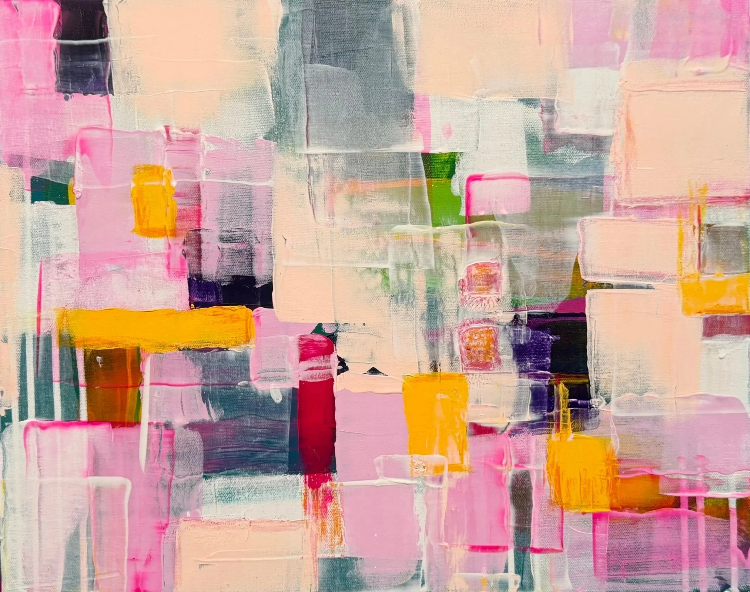 Vanilla Peach Melba
20”x16” Acrylic $225