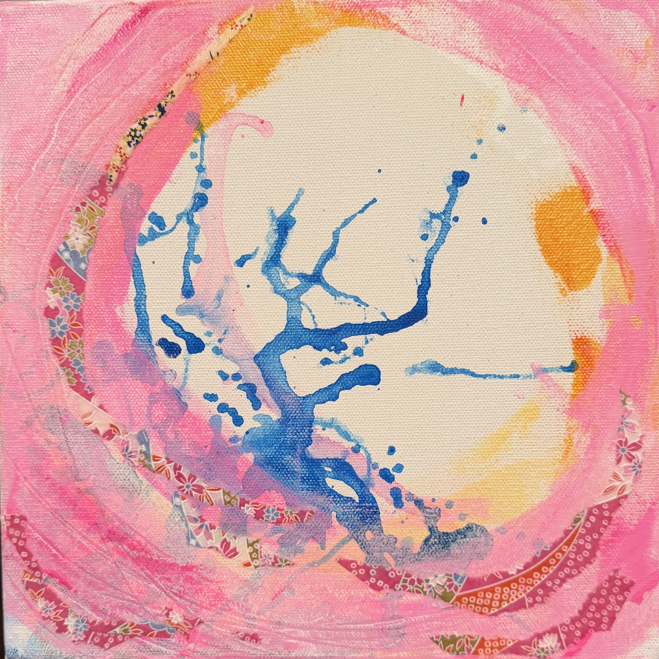 Small Works Swirl 10"x 10" Acrylic
