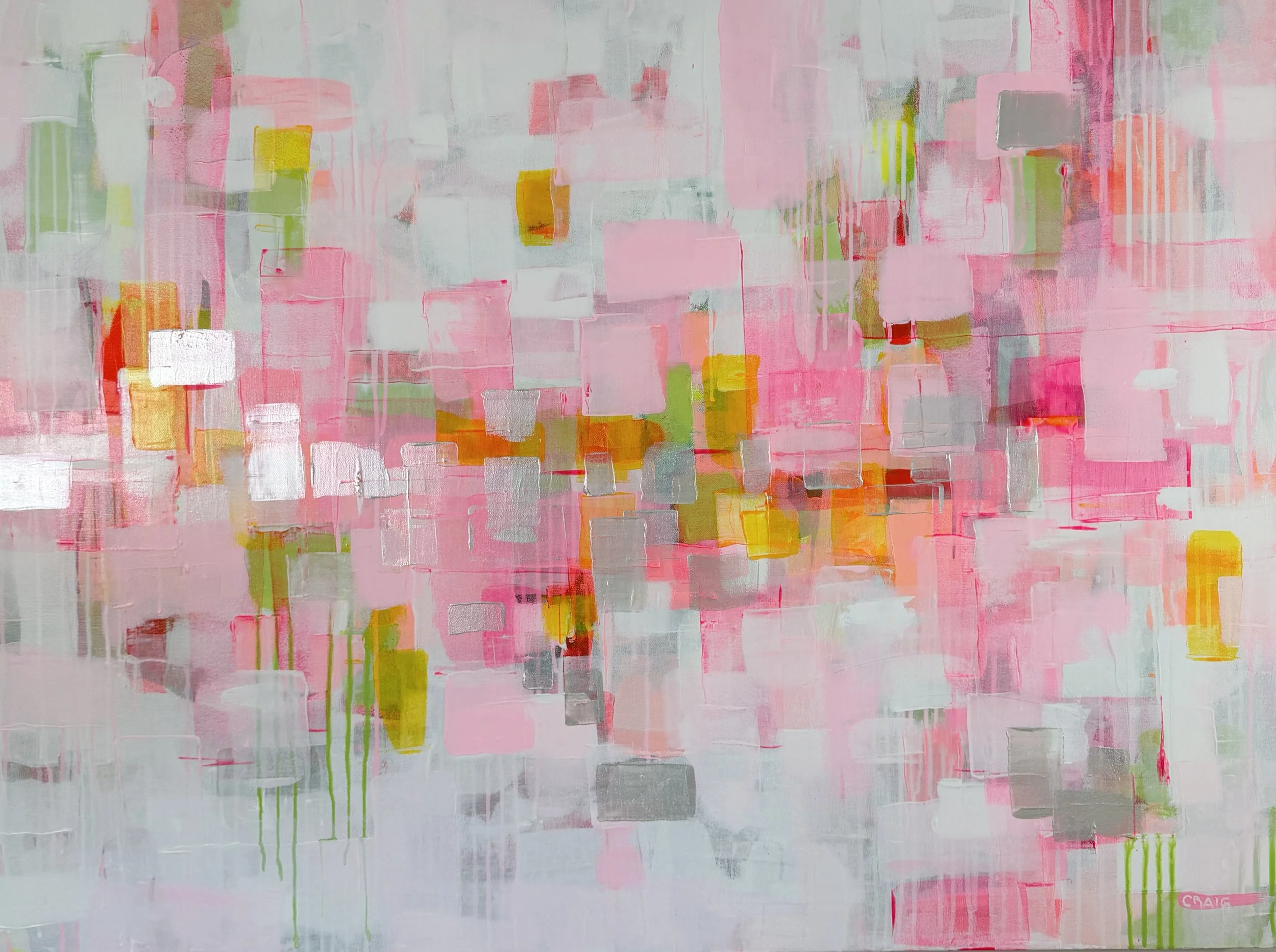 Sorbet Among the Ice Creams 36"x 48" Acrylic