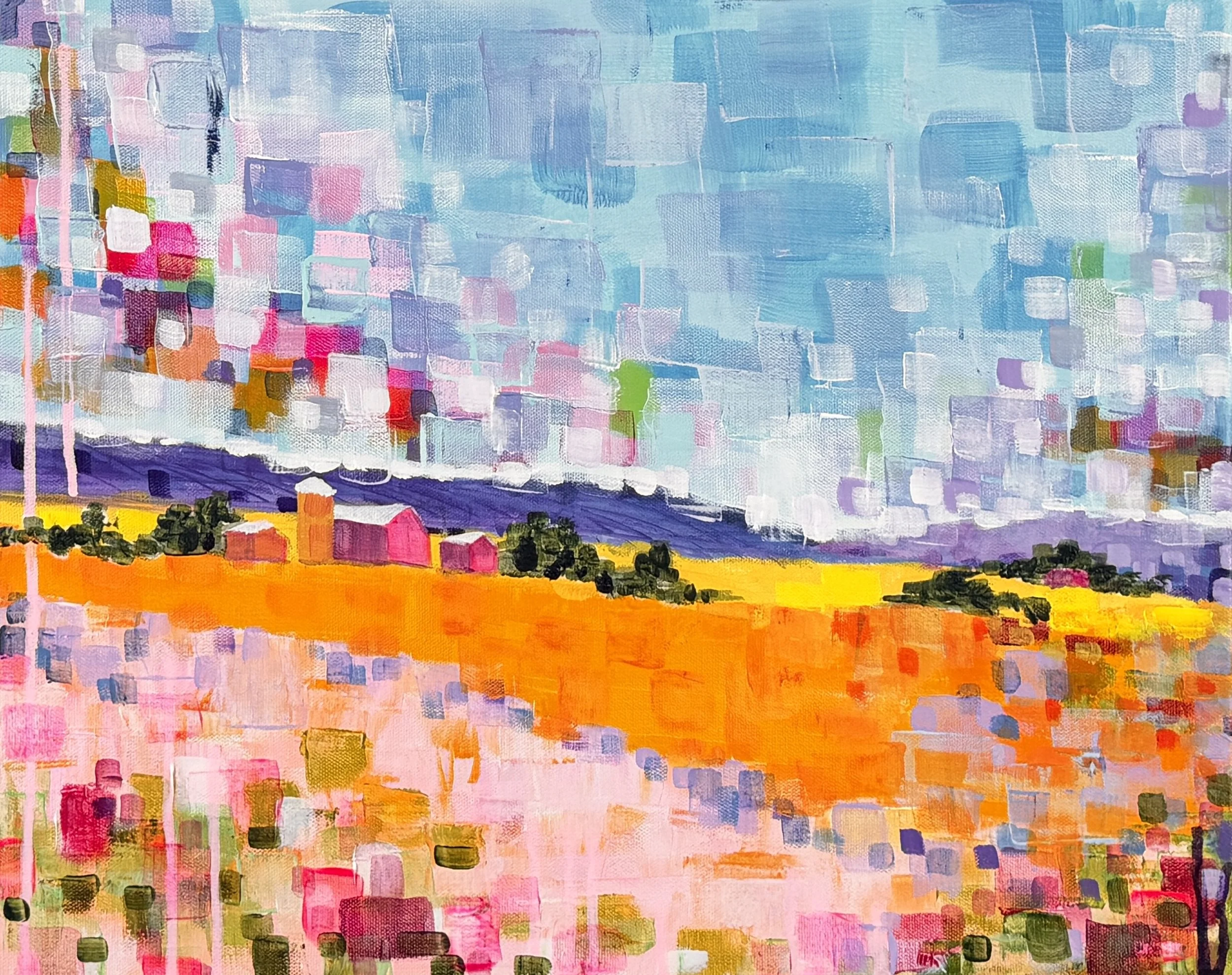 Among the Fields 16"x20" Acrylic 
$225