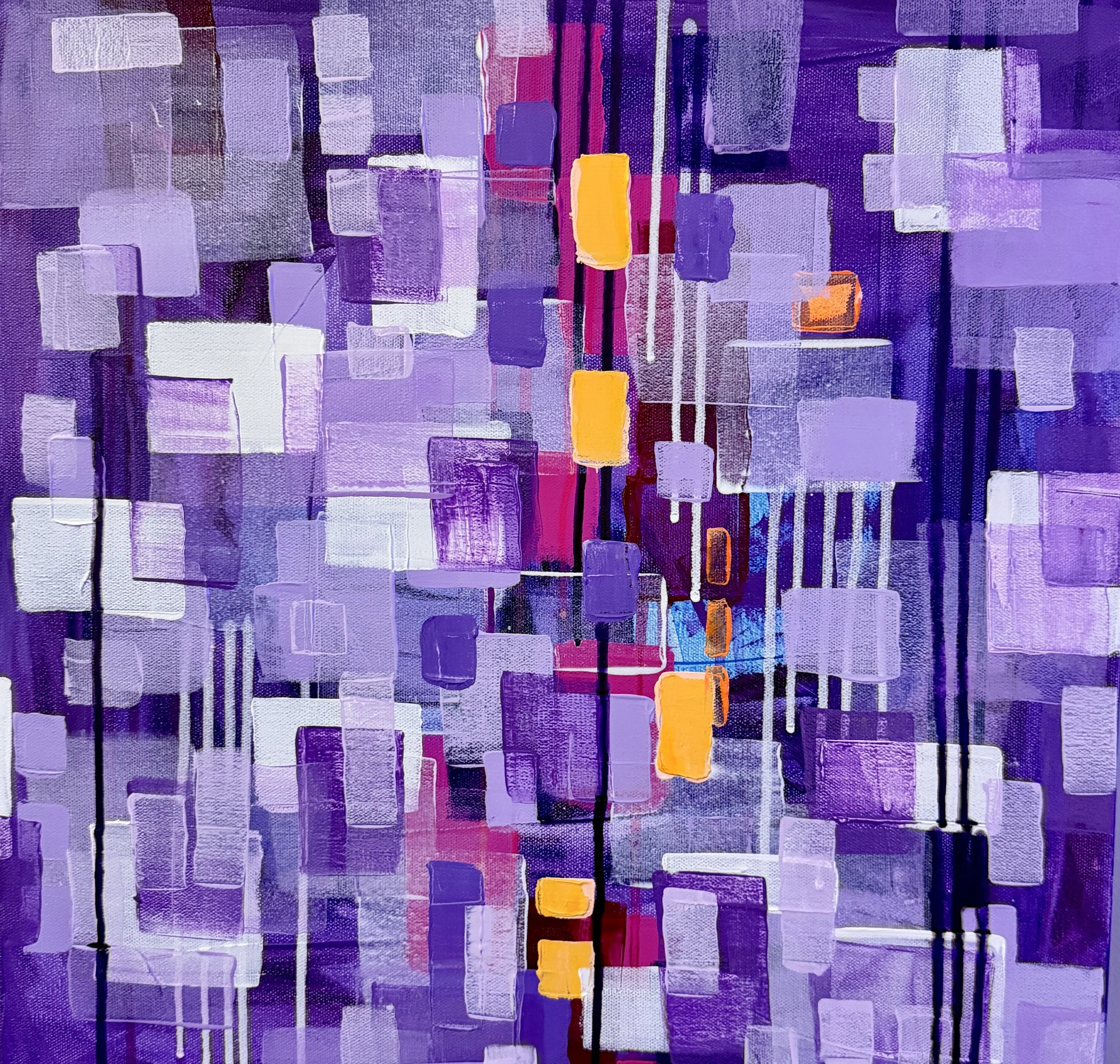 Grape Taffy
20"x 20" Acrylic $250