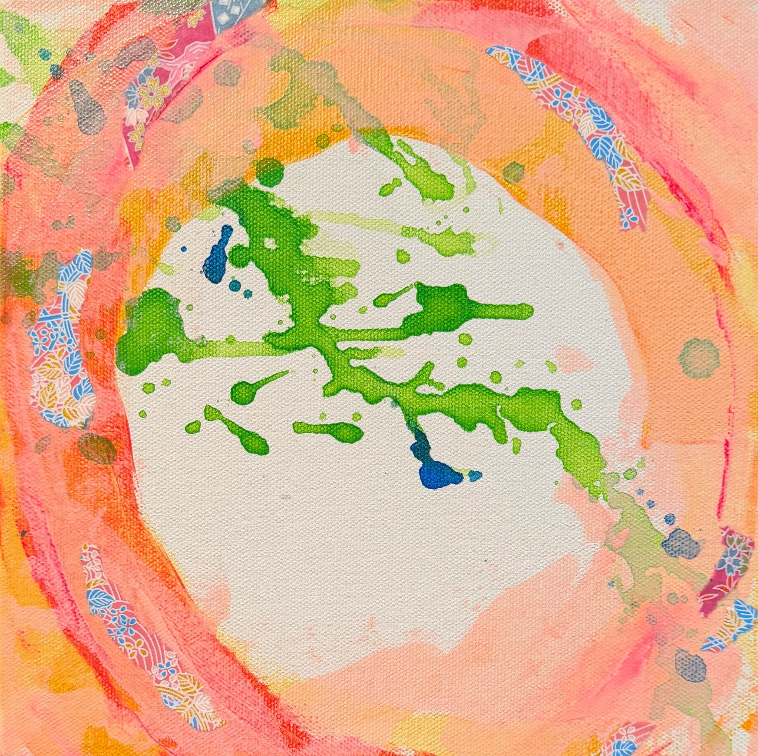 Small Works Swirl 10"x 10" Acrylic