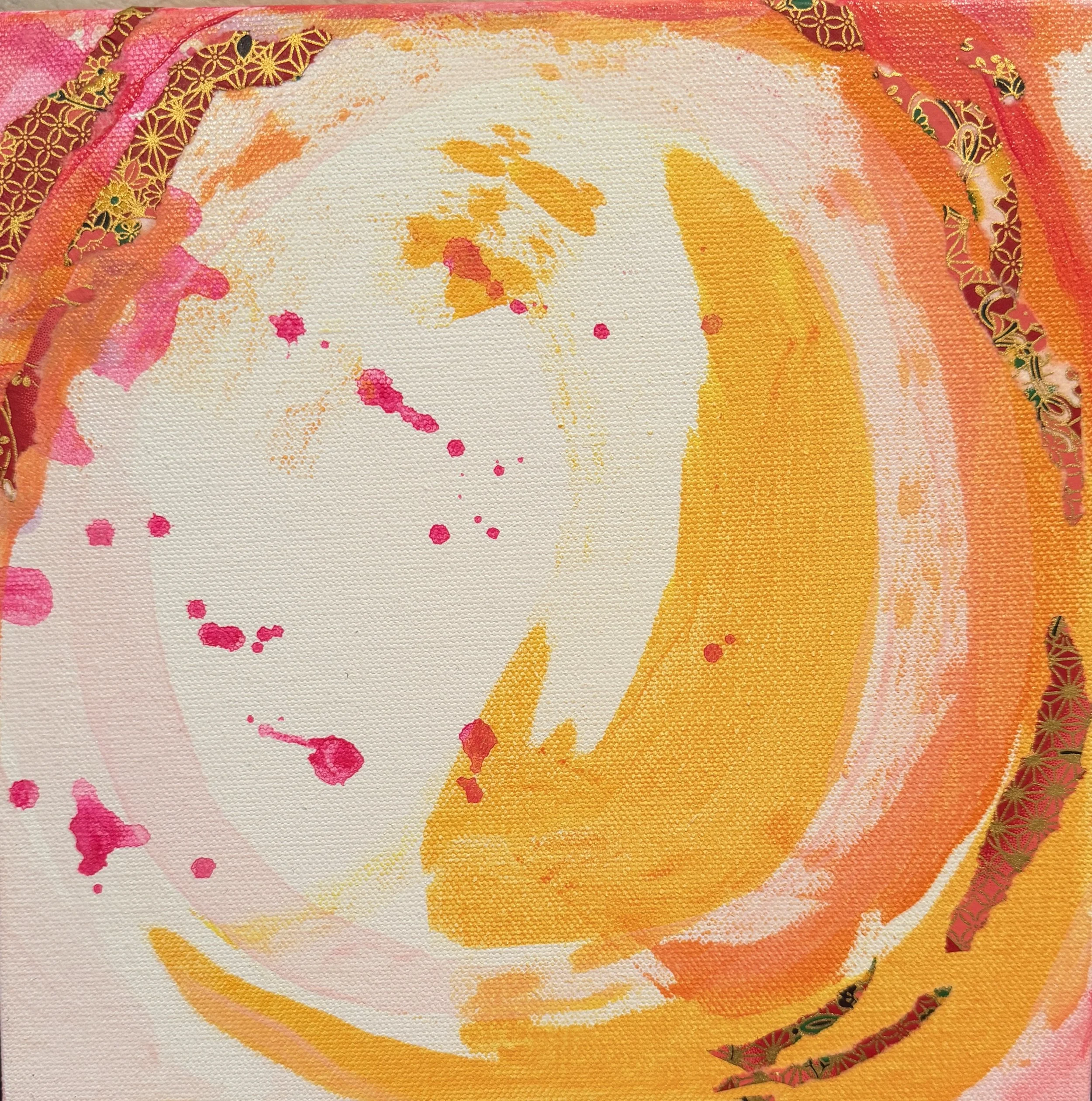 Small Works Swirl 10"x 10" Acrylic