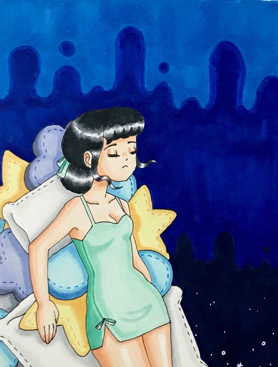"Dreaming"- Art Print