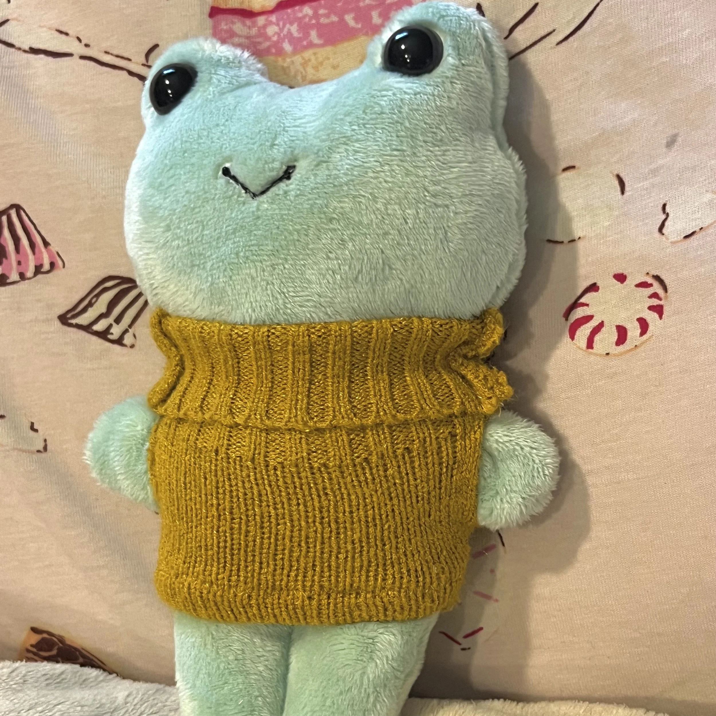 Yellow Plushie Turtleneck Sweater