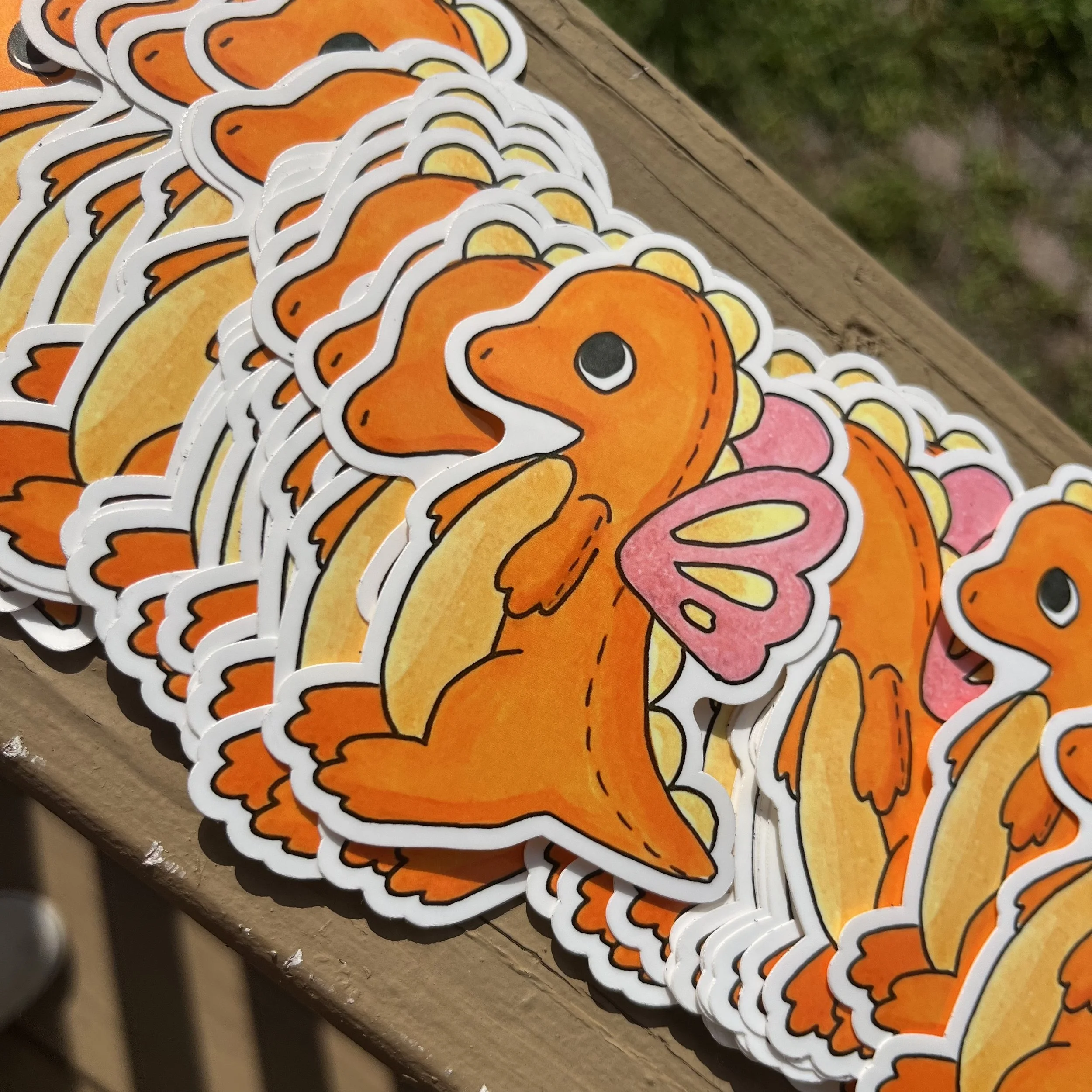 Butterfly Dragon Sticker