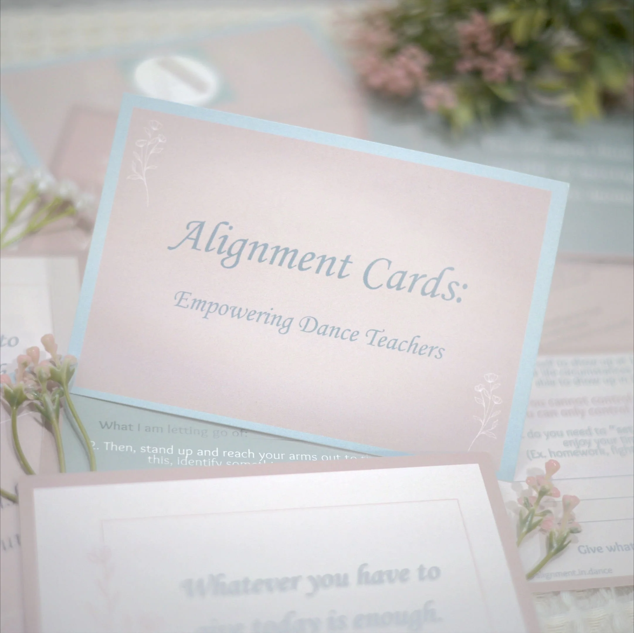 The Alignment Cards – Dance Teacher Edition