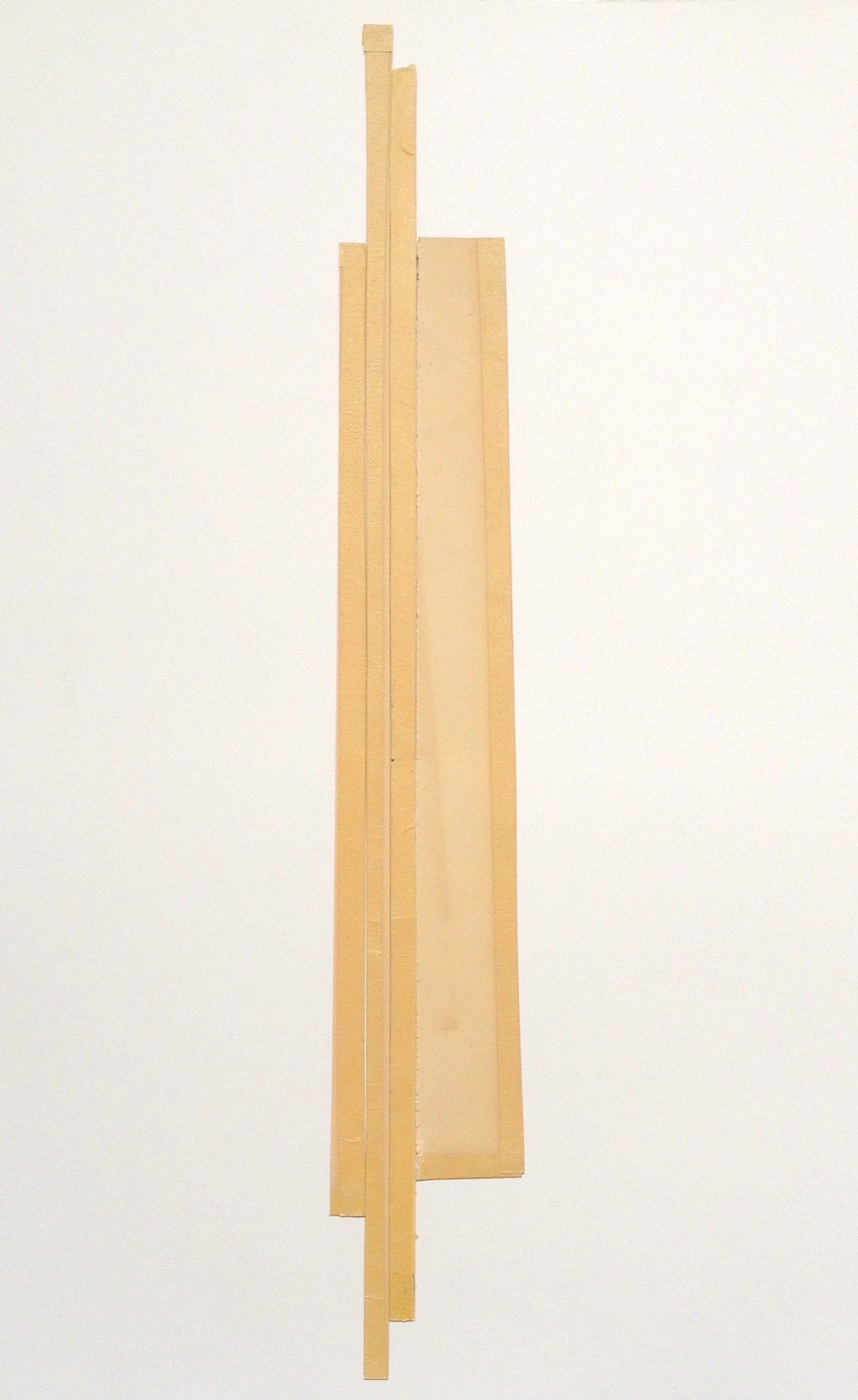 "Käthe Kollwitz's Paper," paper and masking tape cut from an impression of Käthe Kollwitz's "Mütter" ("The Mothers"); 2014