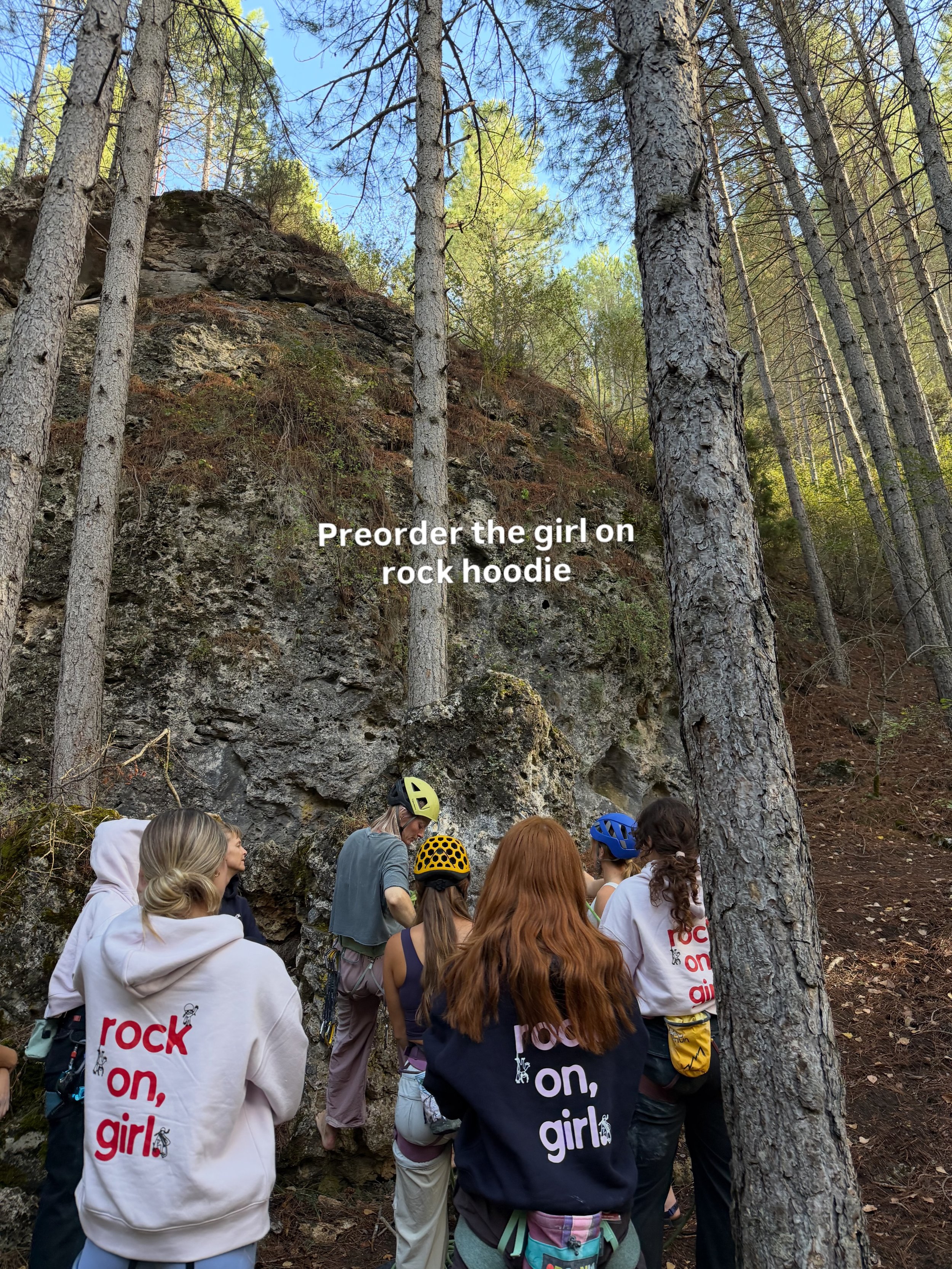 PREORDER DISCOUNTED PRICING ENDS TODAY!! 

The OG girl on rock hoodie is available for preorder for $60 through the end of TODAY (10/21 at 11:59 PM MST)!! 

Regular price is now $85, so snag yours at the preorder price if you&rsquo;ve been eyeinggggg