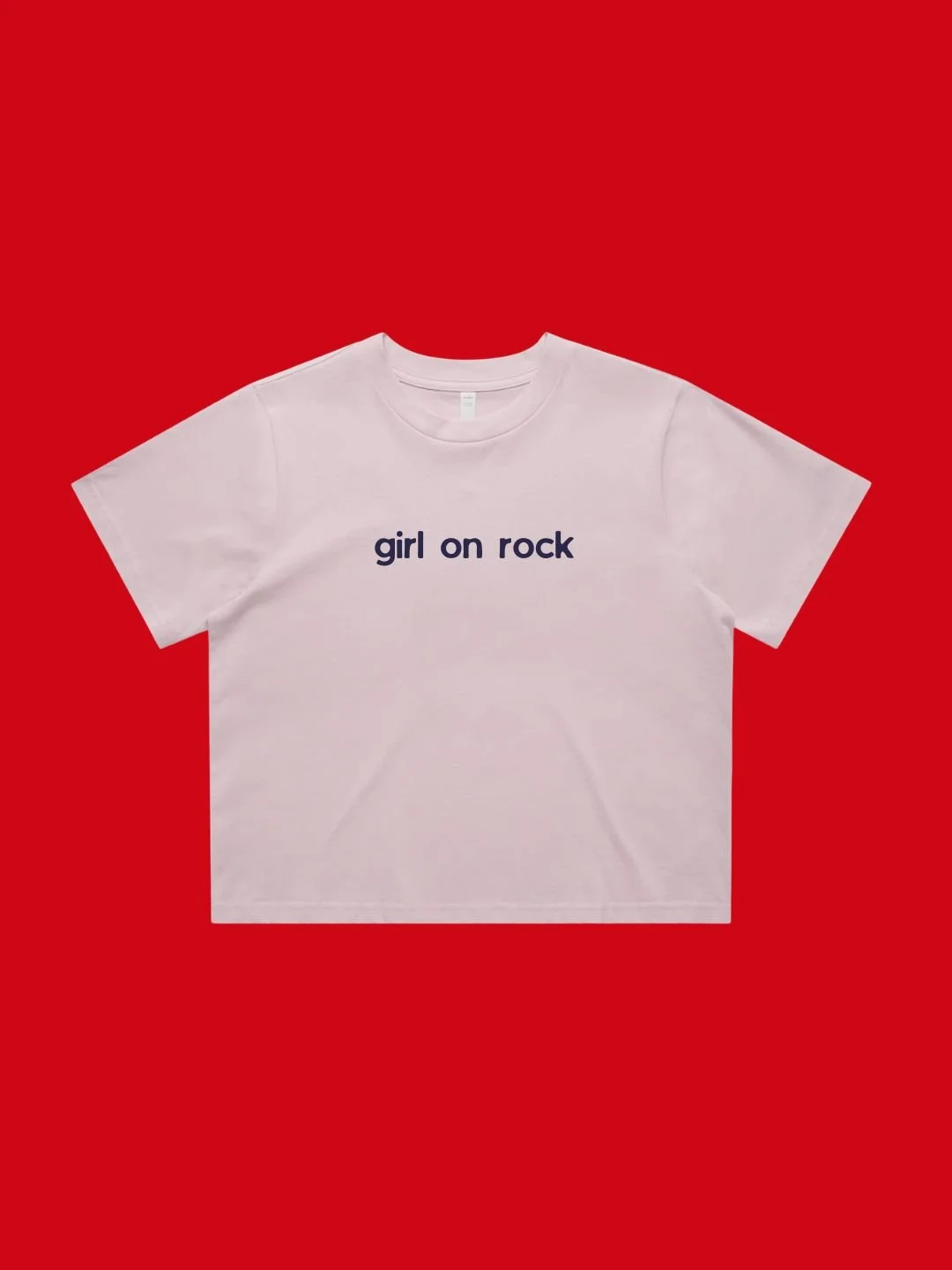 girl on rock Tee