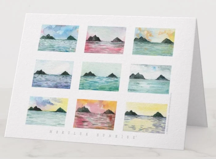 Mokulua Sunrise III of III Card Edition
