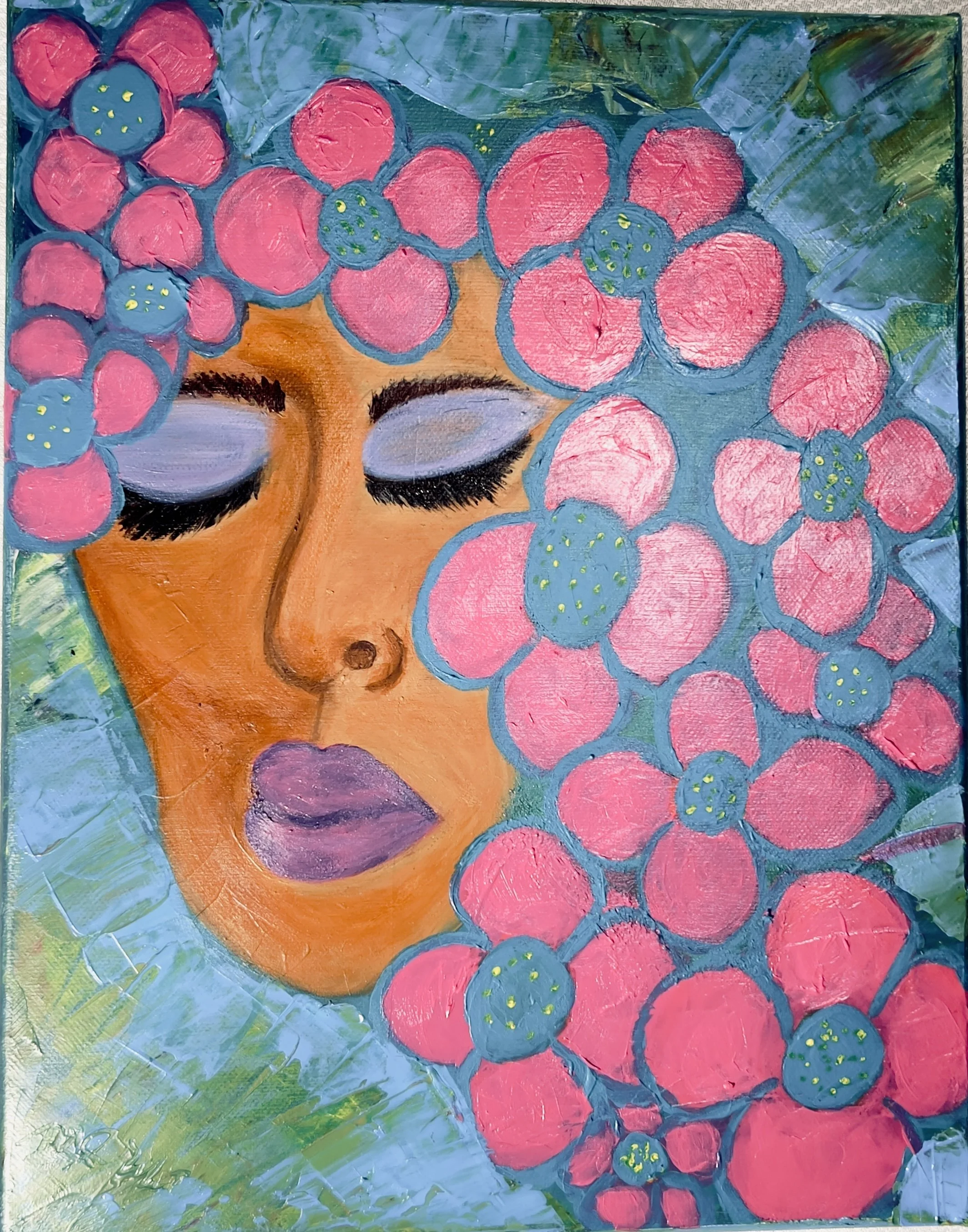 Can you smell the flowers?   11x14