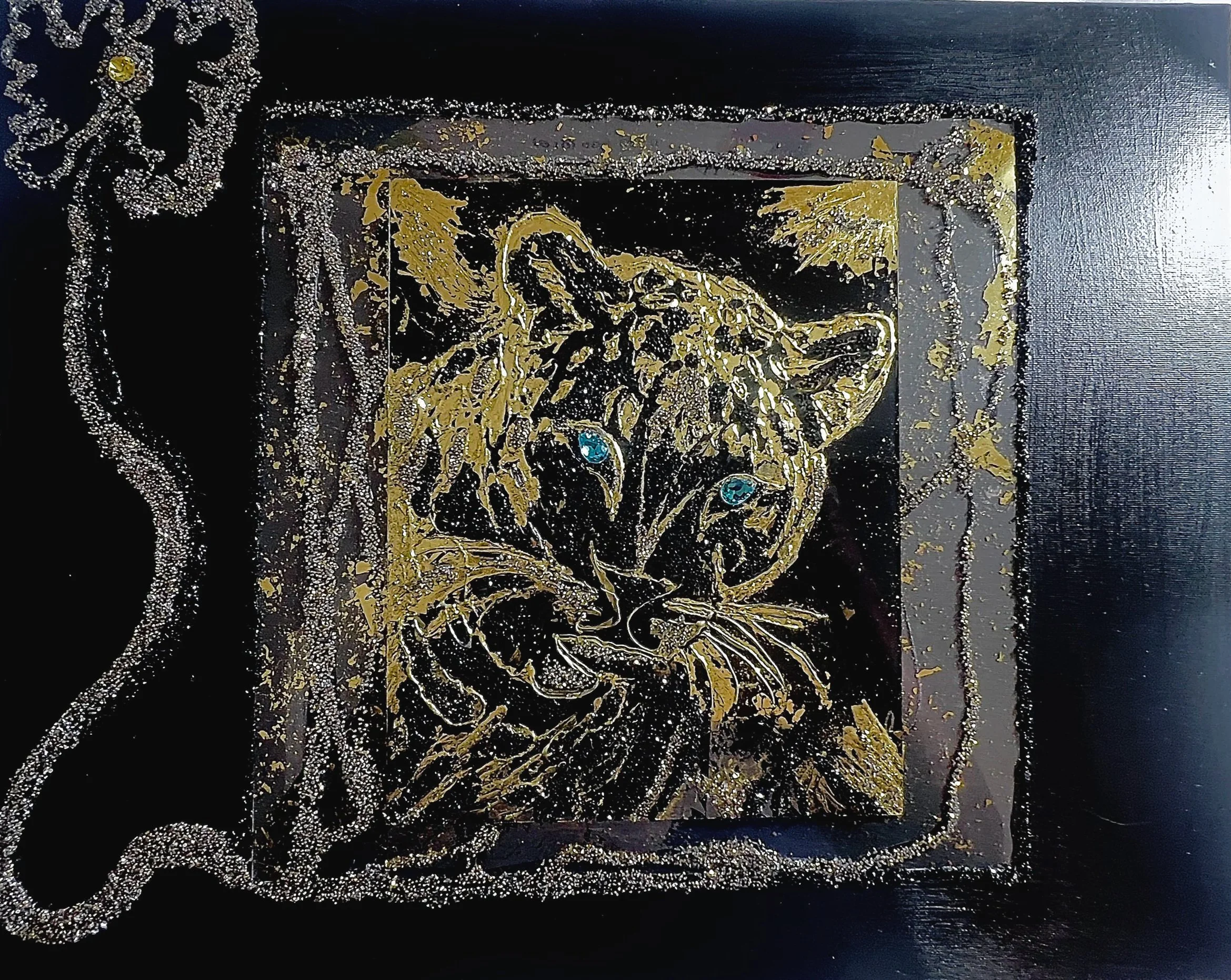 The panther  12x16