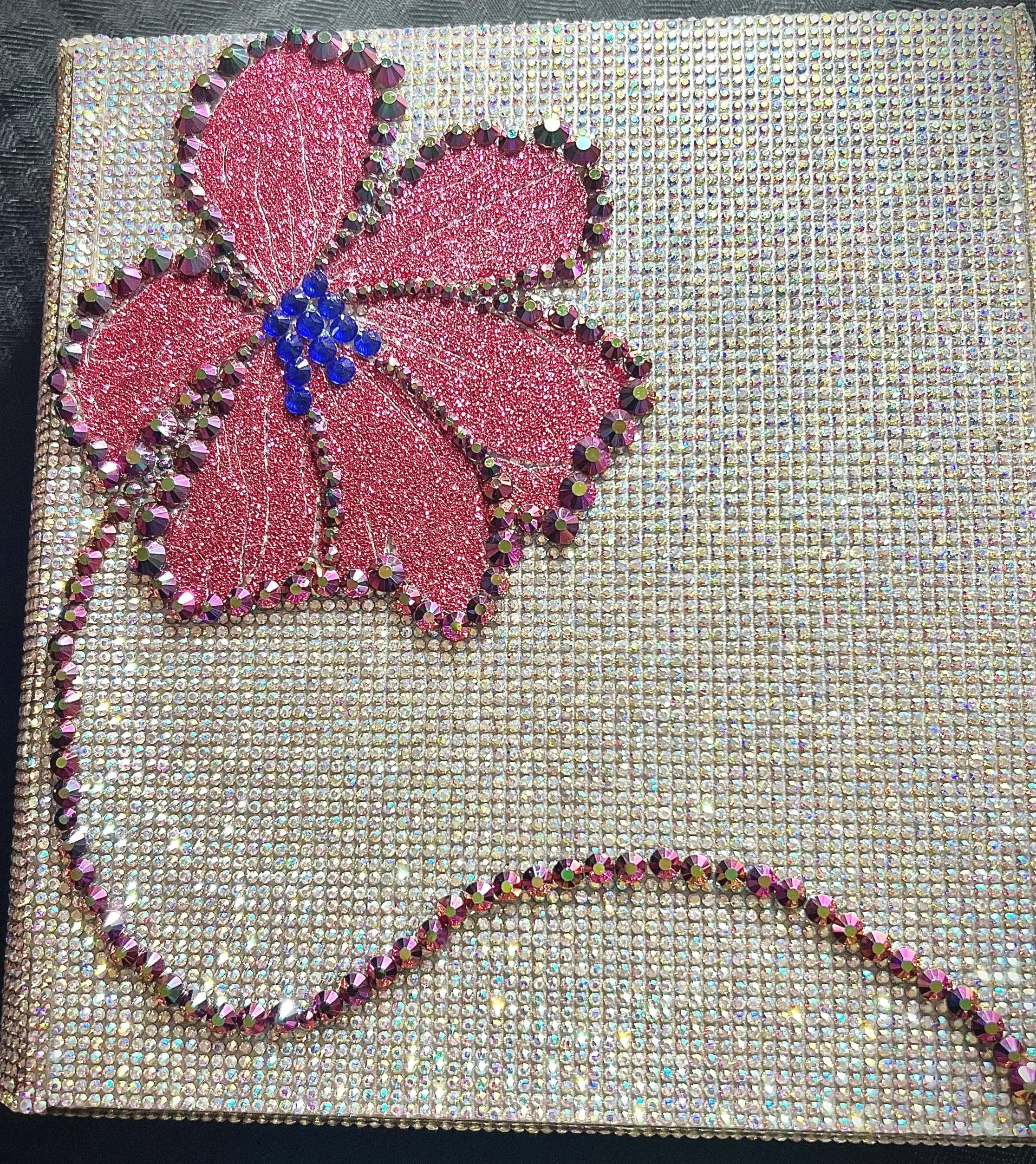 Beautiful Flower Wood Box