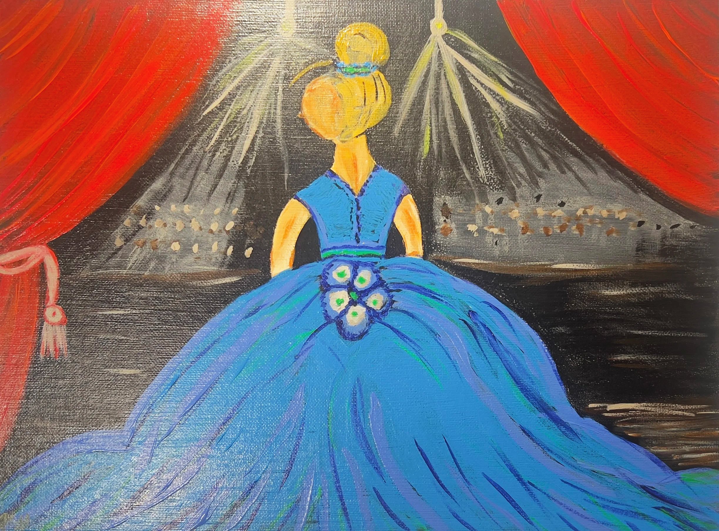 Cyanne the ballerina      12x16