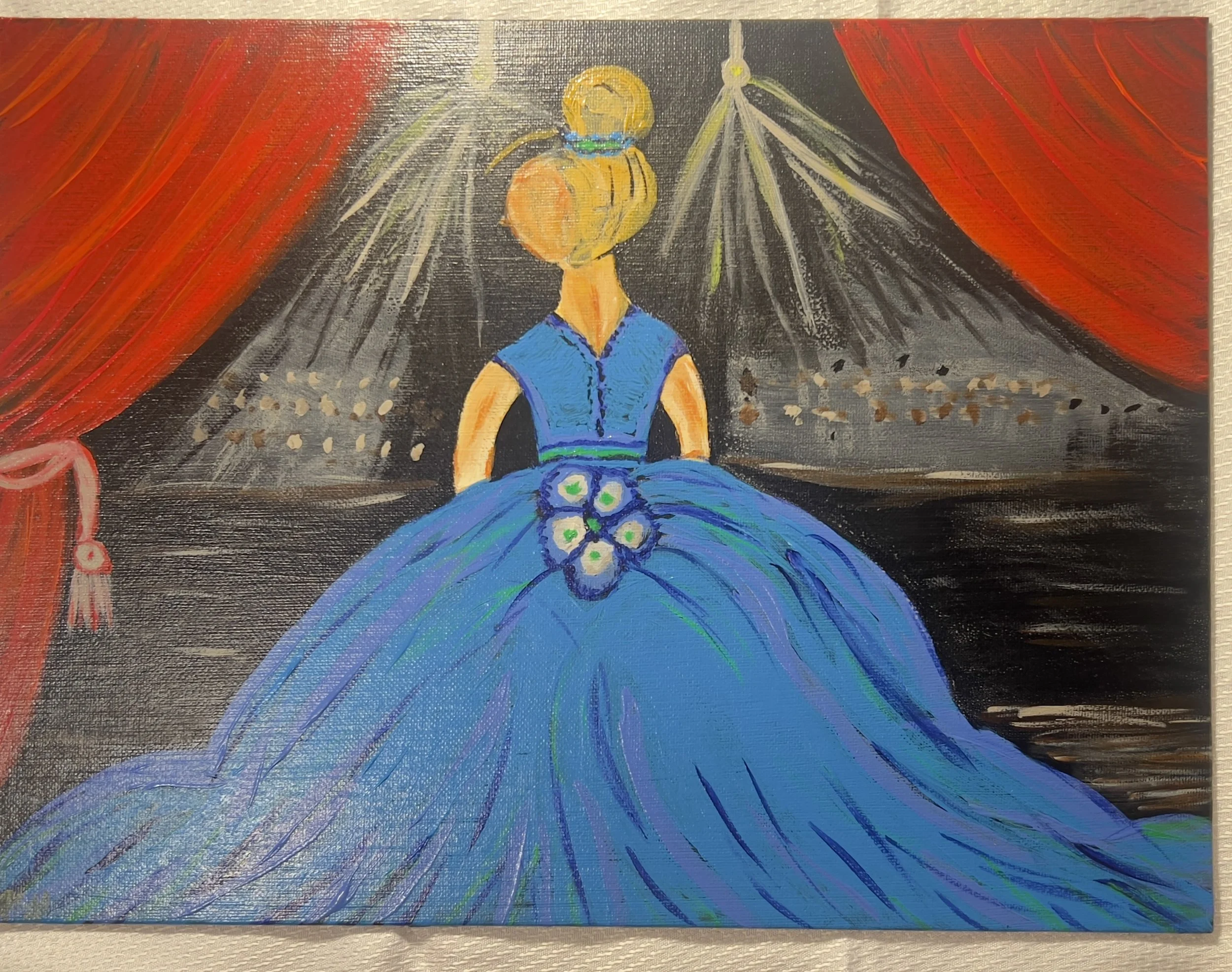 Cyanne the ballerina   12x16