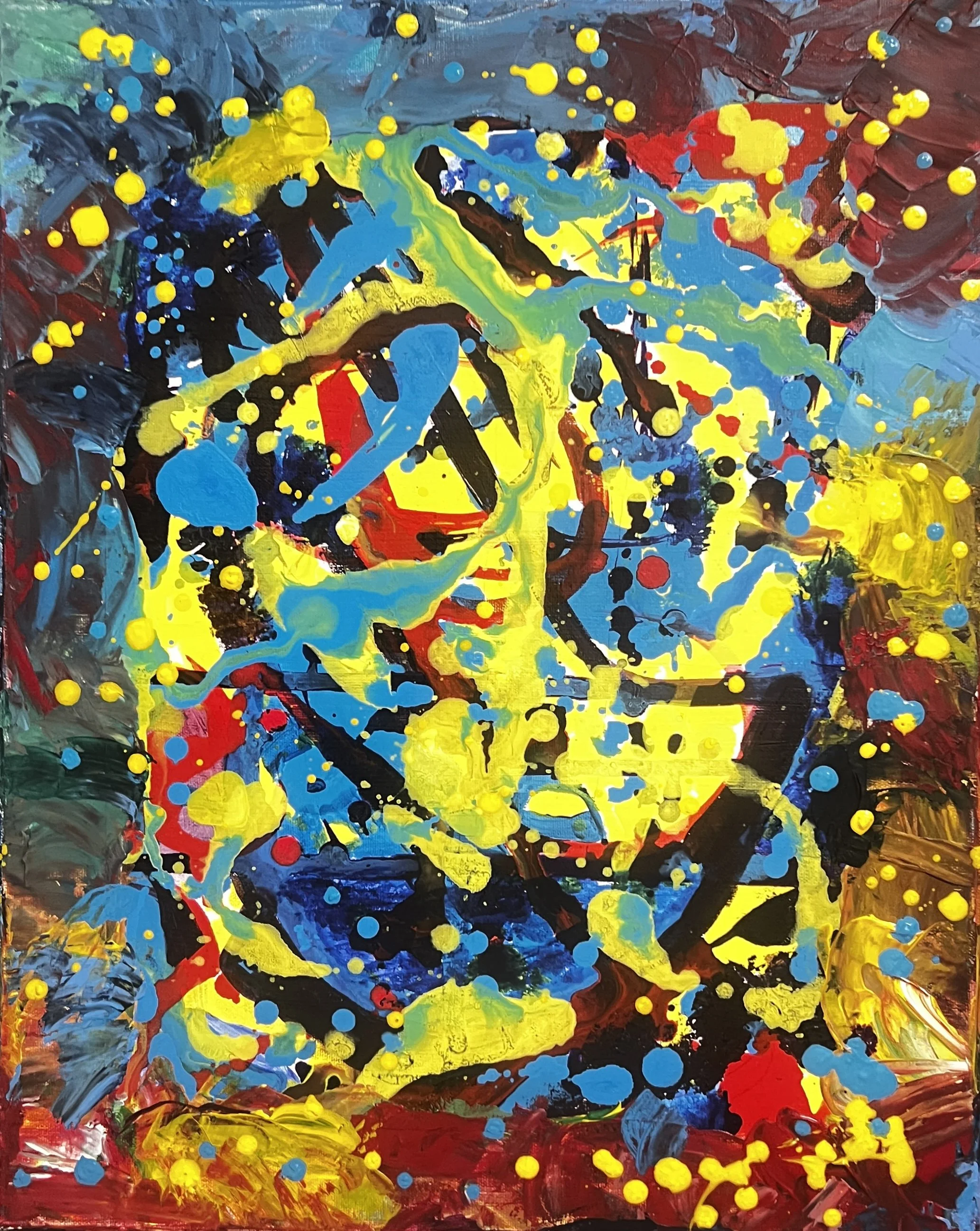Oh baby Abstract  16x20