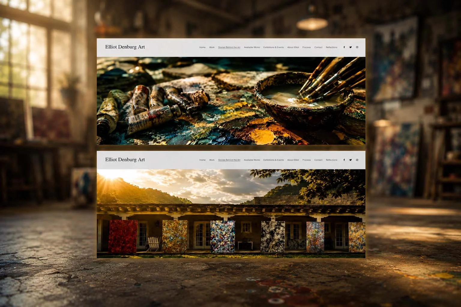  Elliot Denburg Art 
 Artist Website Design & Development 
